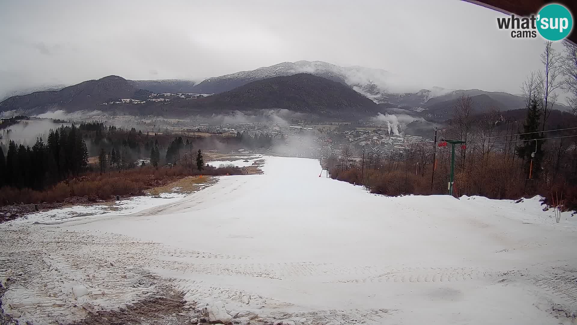Webcam Bohinjska Bistrica – Live View from Kozji Hrbet Ski Station