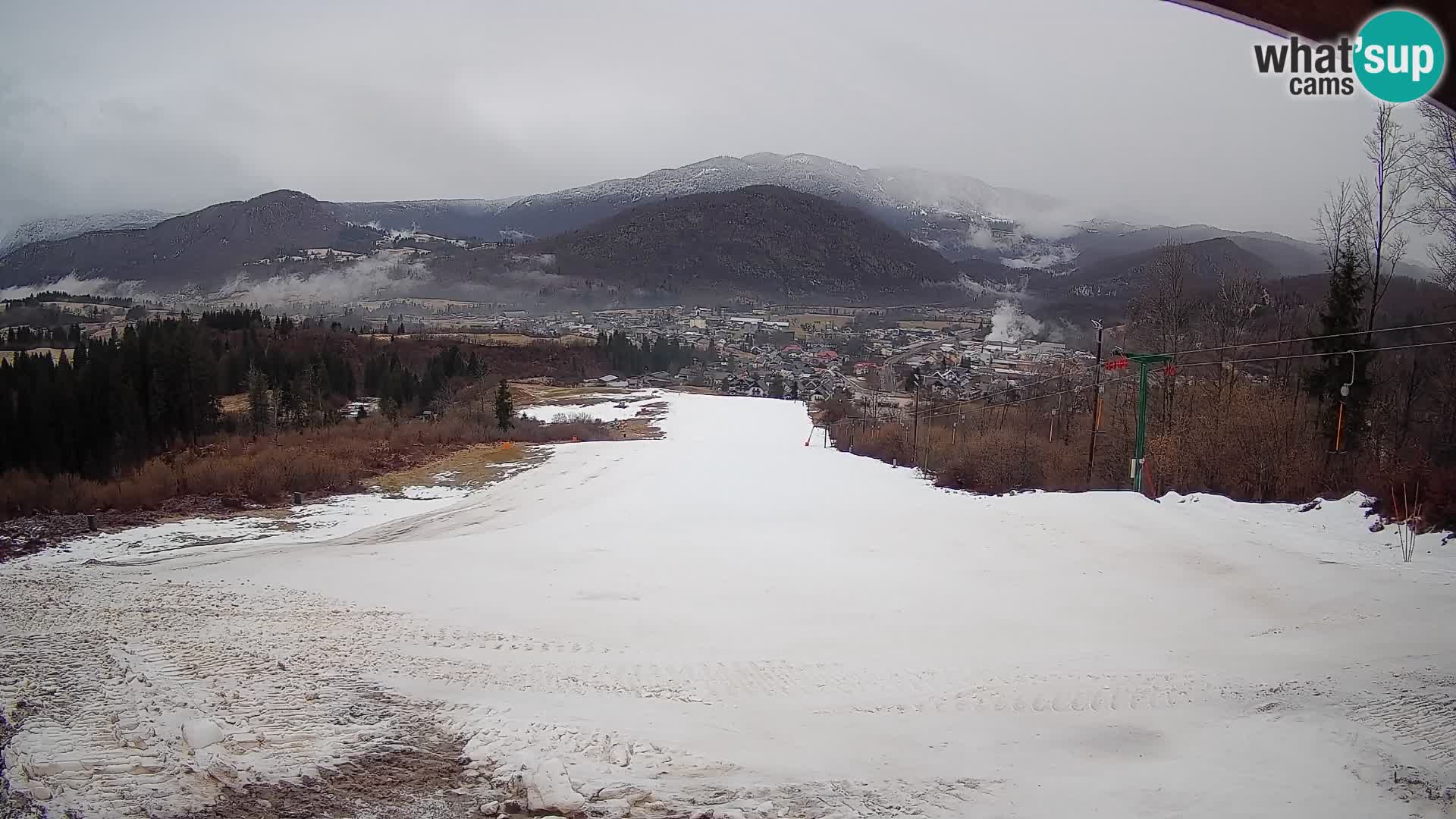 Webcam Bohinjska Bistrica – Live View from Kozji Hrbet Ski Station