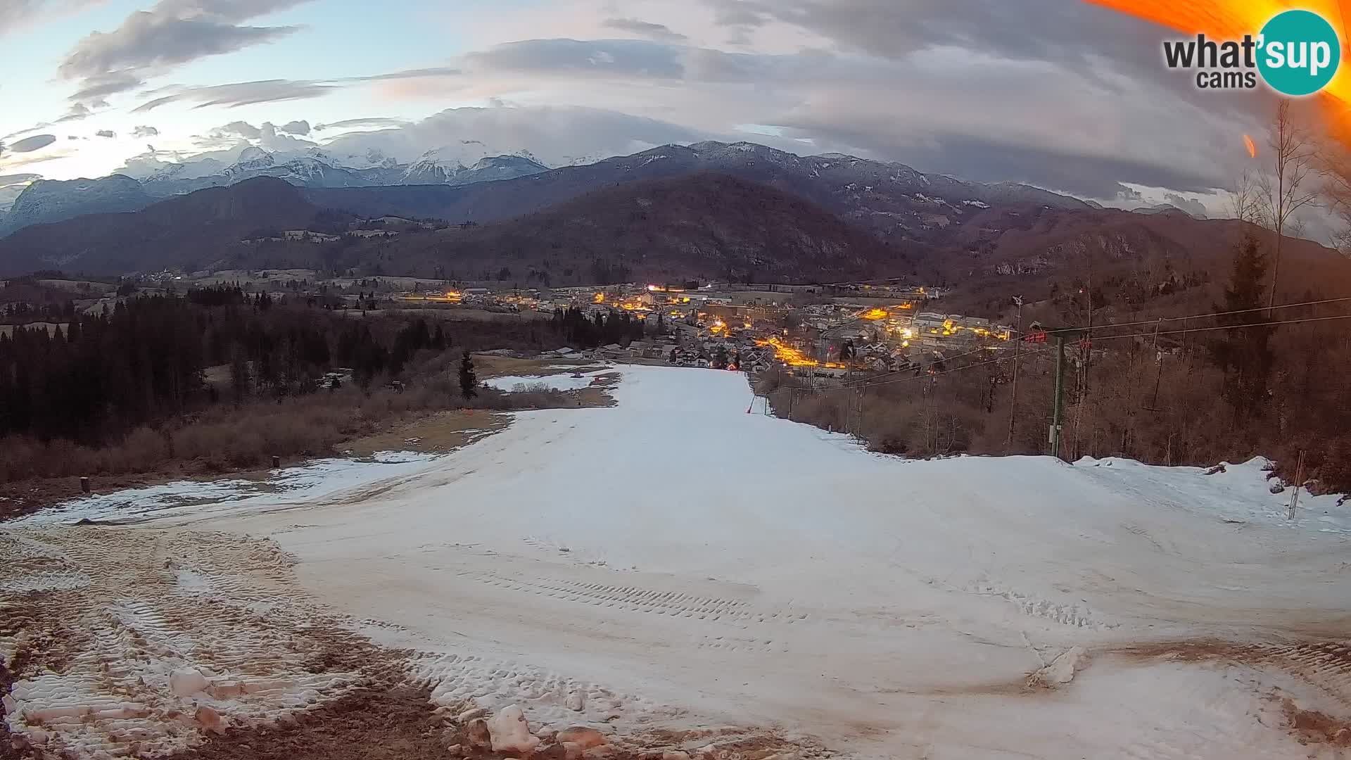 Webcam Bohinjska Bistrica – Vista live dalla stazione sciistica Kozji Hrbet