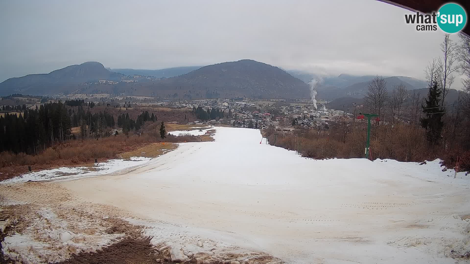 Spletna kamera Bohinjska Bistrica – Pogled v živo s smučišča Kozji Hrbet