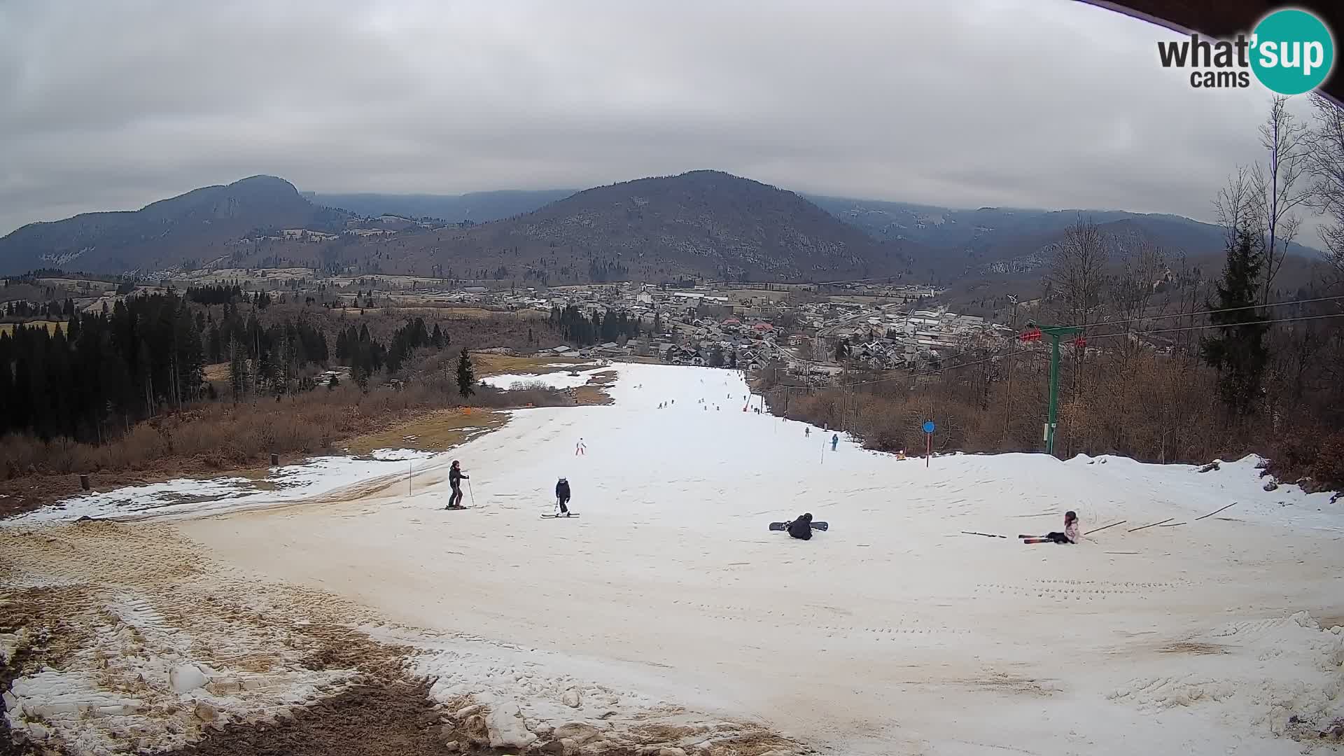 Kamera uživo Bohinjska Bistrica – Pogled u stvarnom vremenu sa skijališta Kozji Hrbet