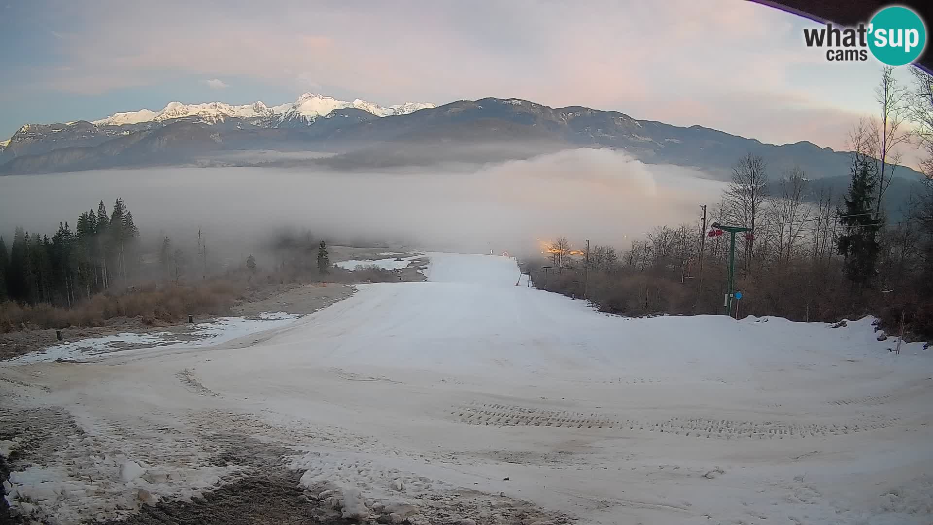 Webcam Bohinjska Bistrica – Vista live dalla stazione sciistica Kozji Hrbet