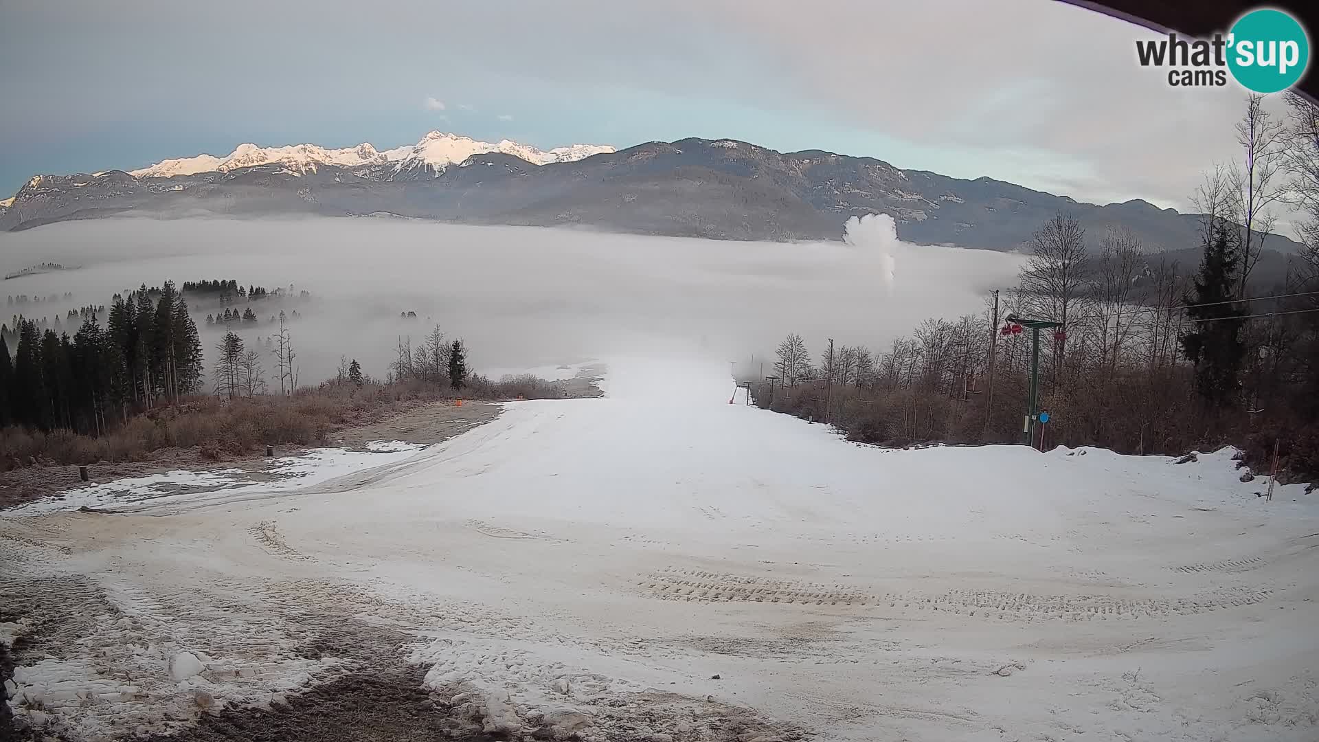 Webcam Bohinjska Bistrica – Vista live dalla stazione sciistica Kozji Hrbet