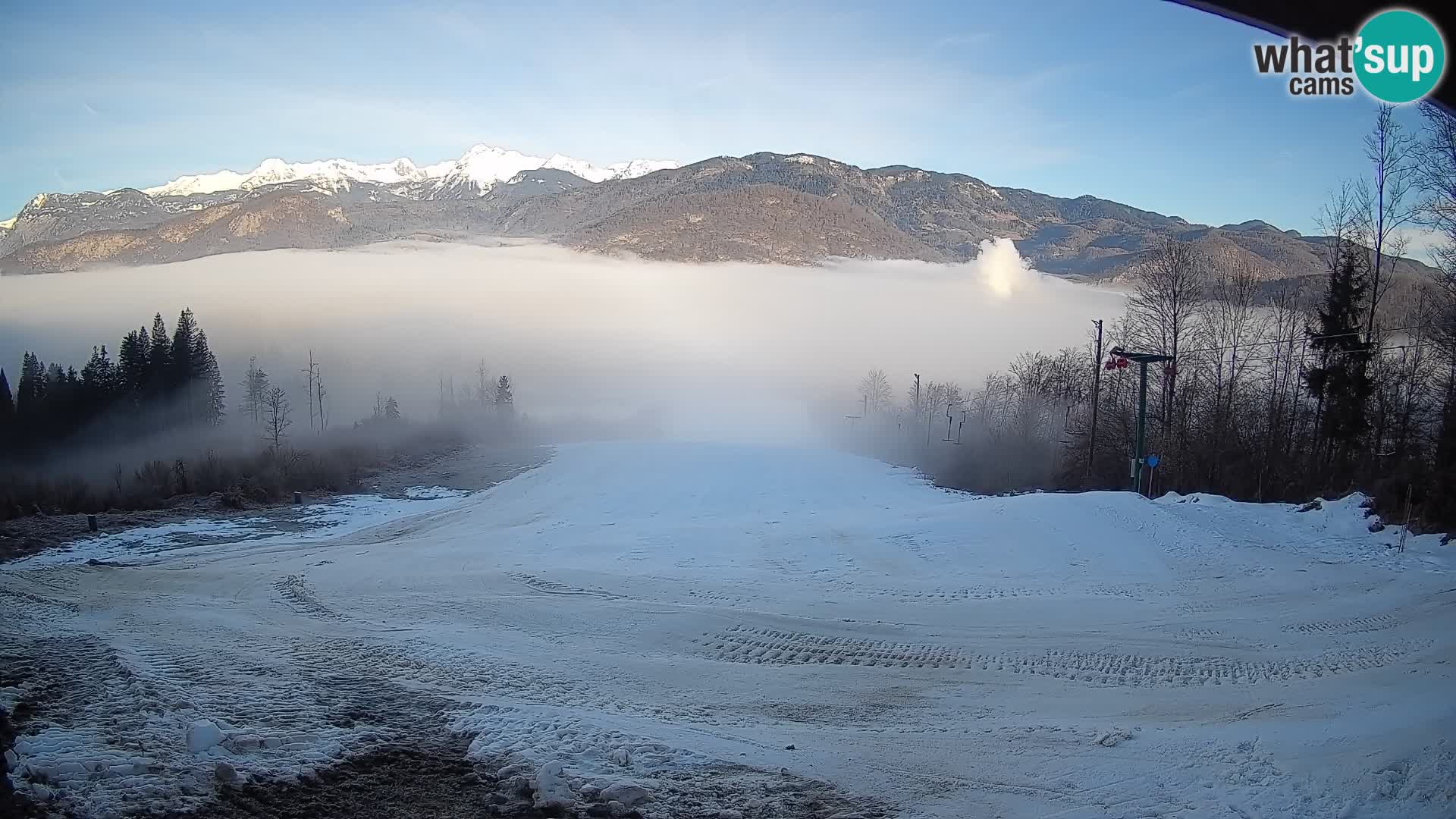 Webcam Bohinjska Bistrica – Vista live dalla stazione sciistica Kozji Hrbet