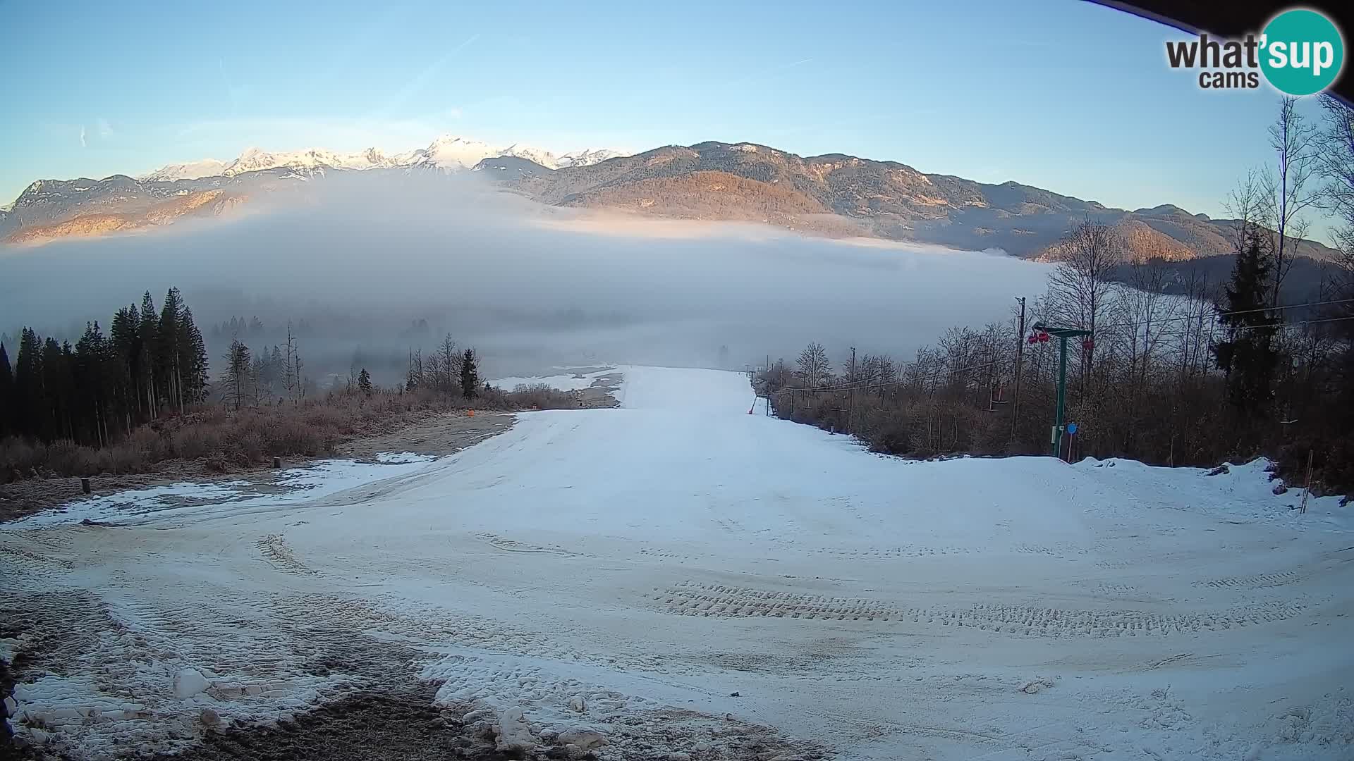 Webcam Bohinjska Bistrica – Vue en direct depuis la station de ski Kozji Hrbet