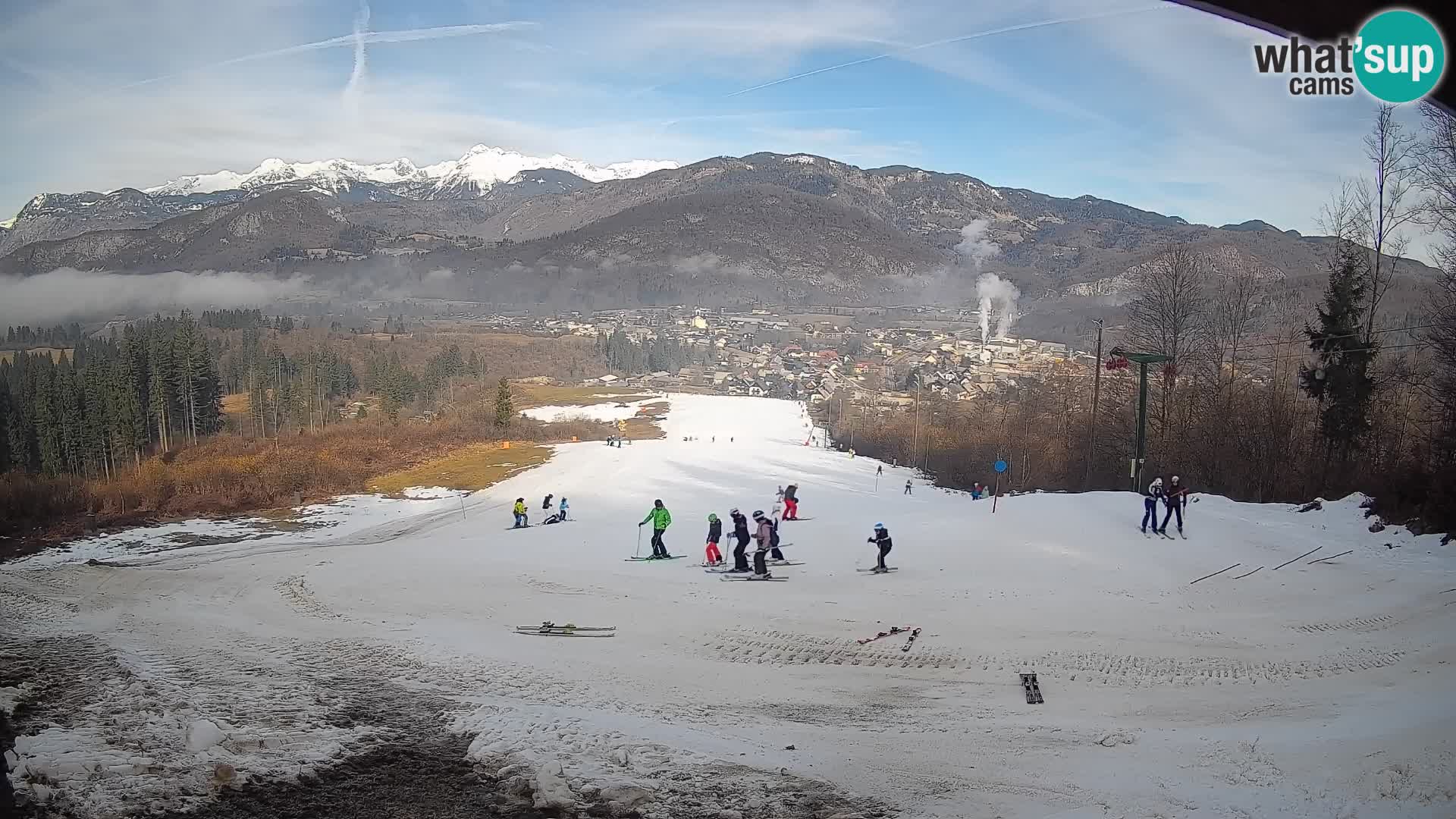 Webcam Bohinjska Bistrica – Live View from Kozji Hrbet Ski Station