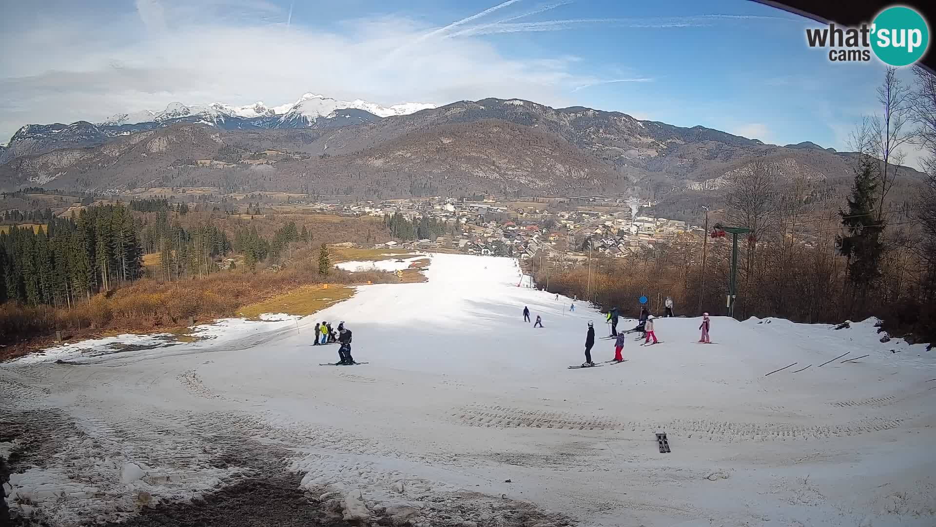 Webcam Bohinjska Bistrica – Vue en direct depuis la station de ski Kozji Hrbet