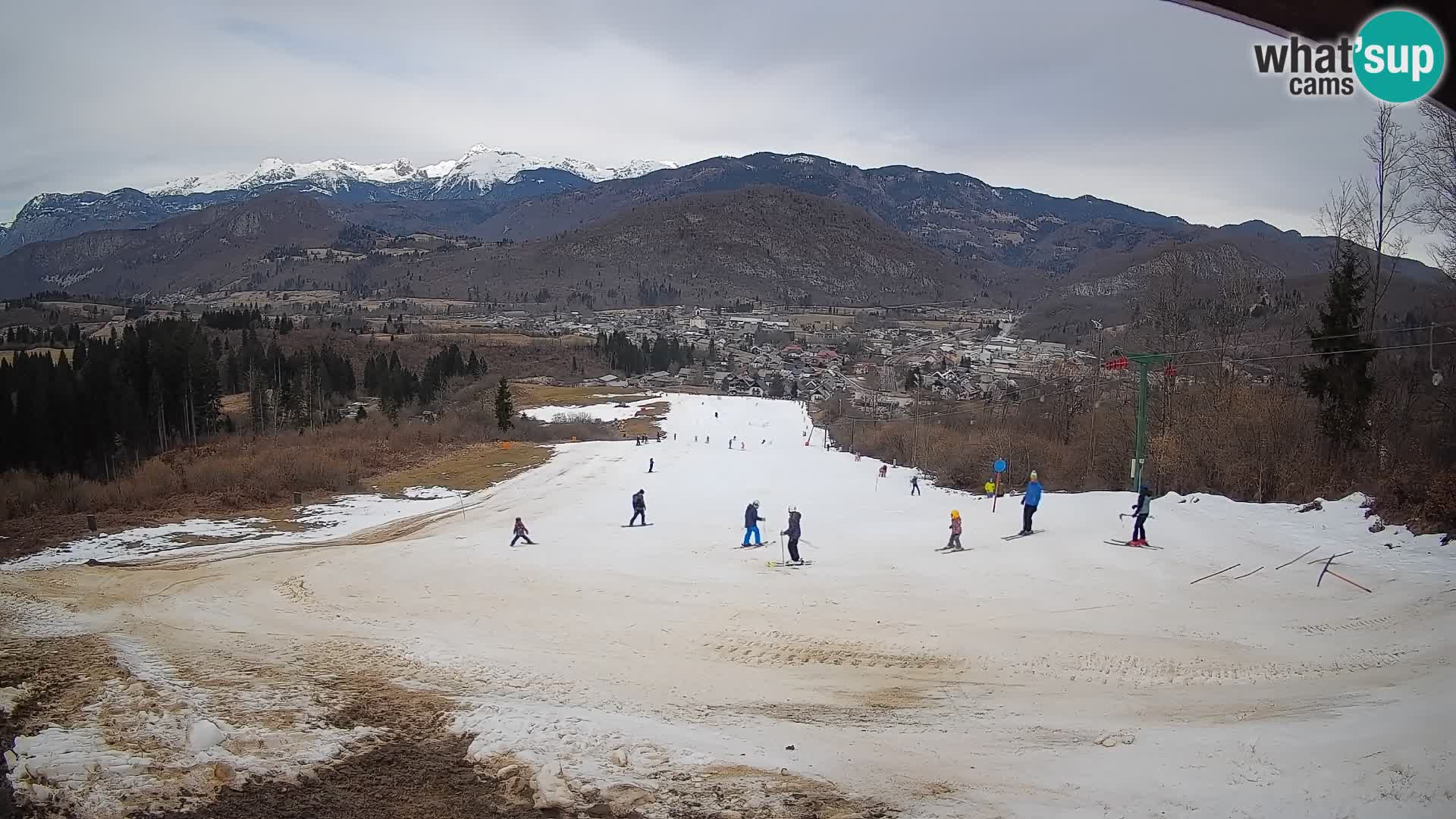 Spletna kamera Bohinjska Bistrica – Pogled v živo s smučišča Kozji Hrbet