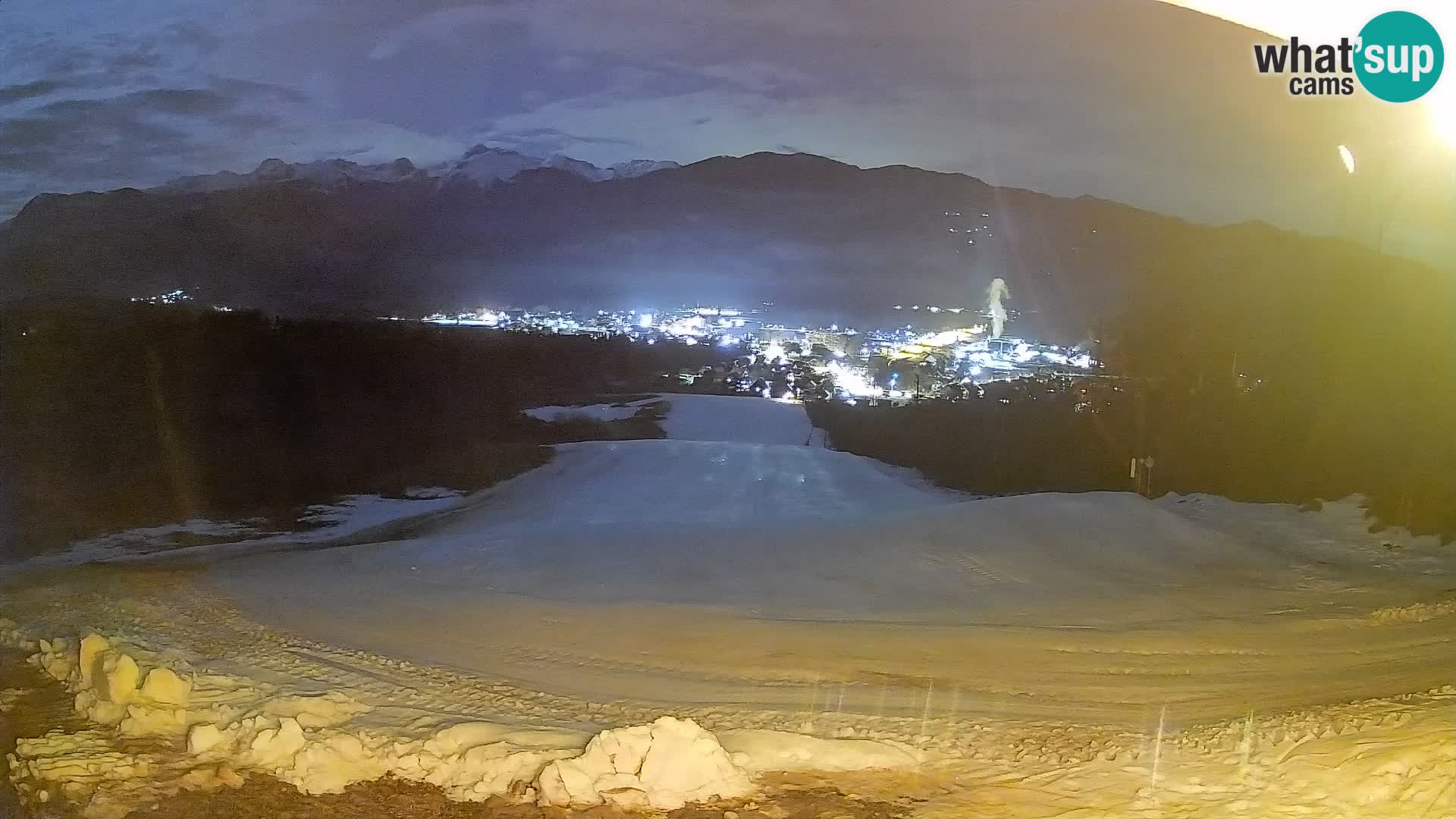Spletna kamera Bohinjska Bistrica – Pogled v živo s smučišča Kozji Hrbet