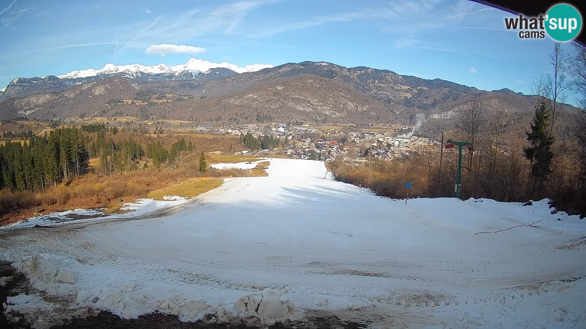 Webcam Bohinjska Bistrica – Live View from Kozji Hrbet Ski Station