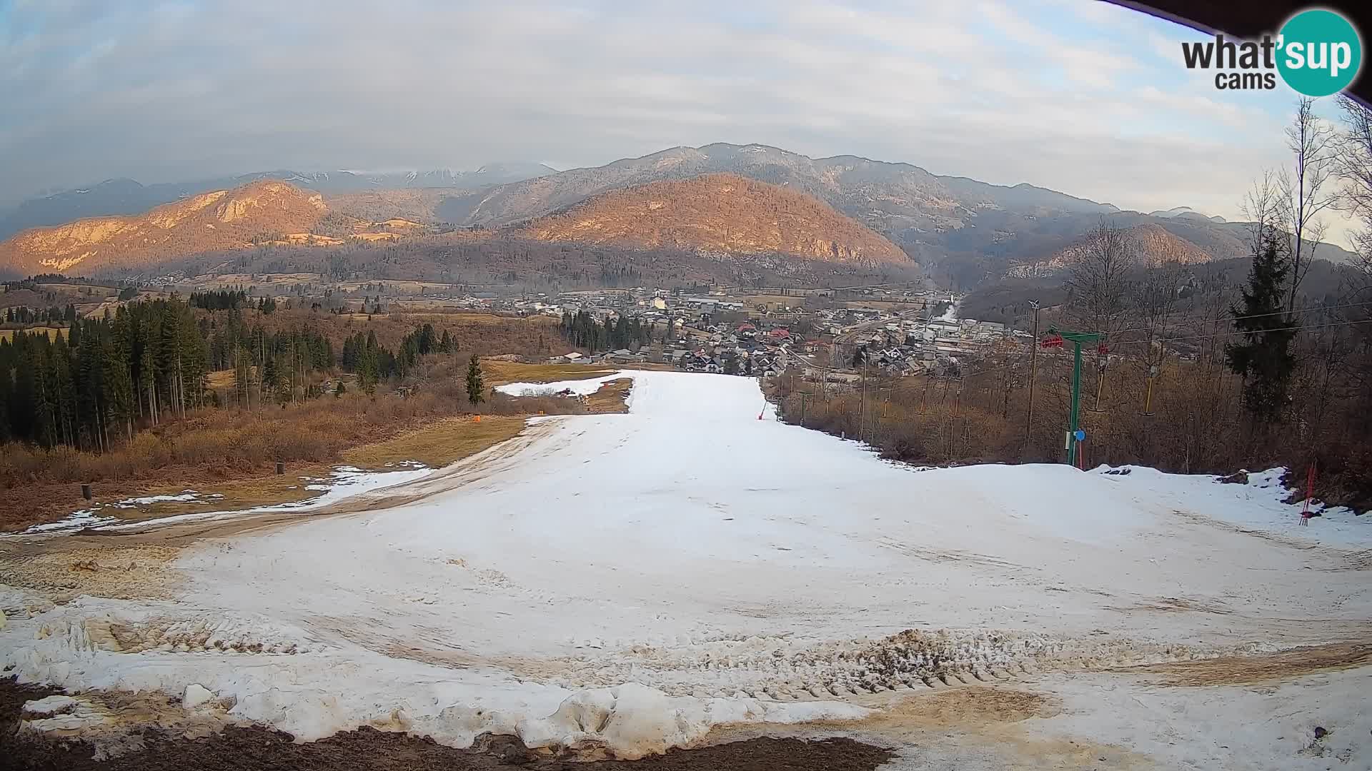 Webcam Bohinjska Bistrica – Vista live dalla stazione sciistica Kozji Hrbet