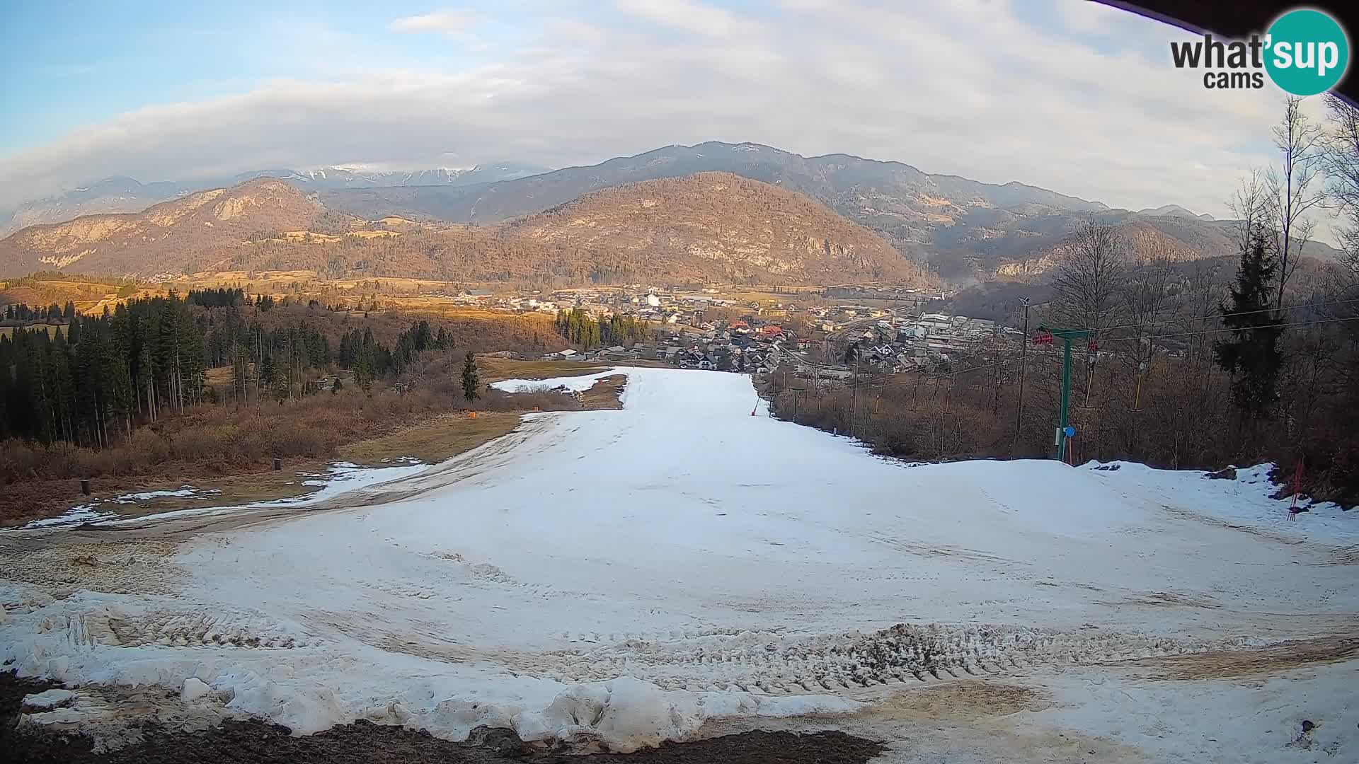 Webcam Bohinjska Bistrica – Vista live dalla stazione sciistica Kozji Hrbet