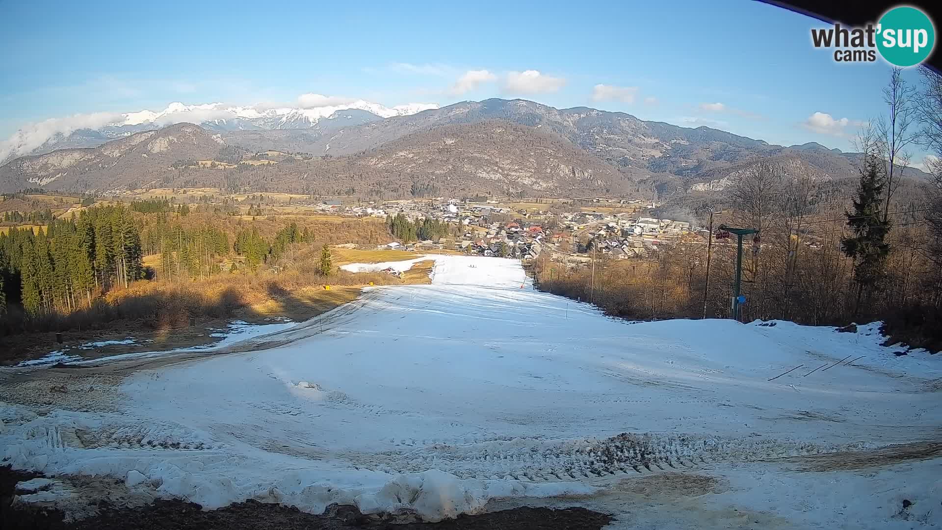 Webcam Bohinjska Bistrica – Vista live dalla stazione sciistica Kozji Hrbet