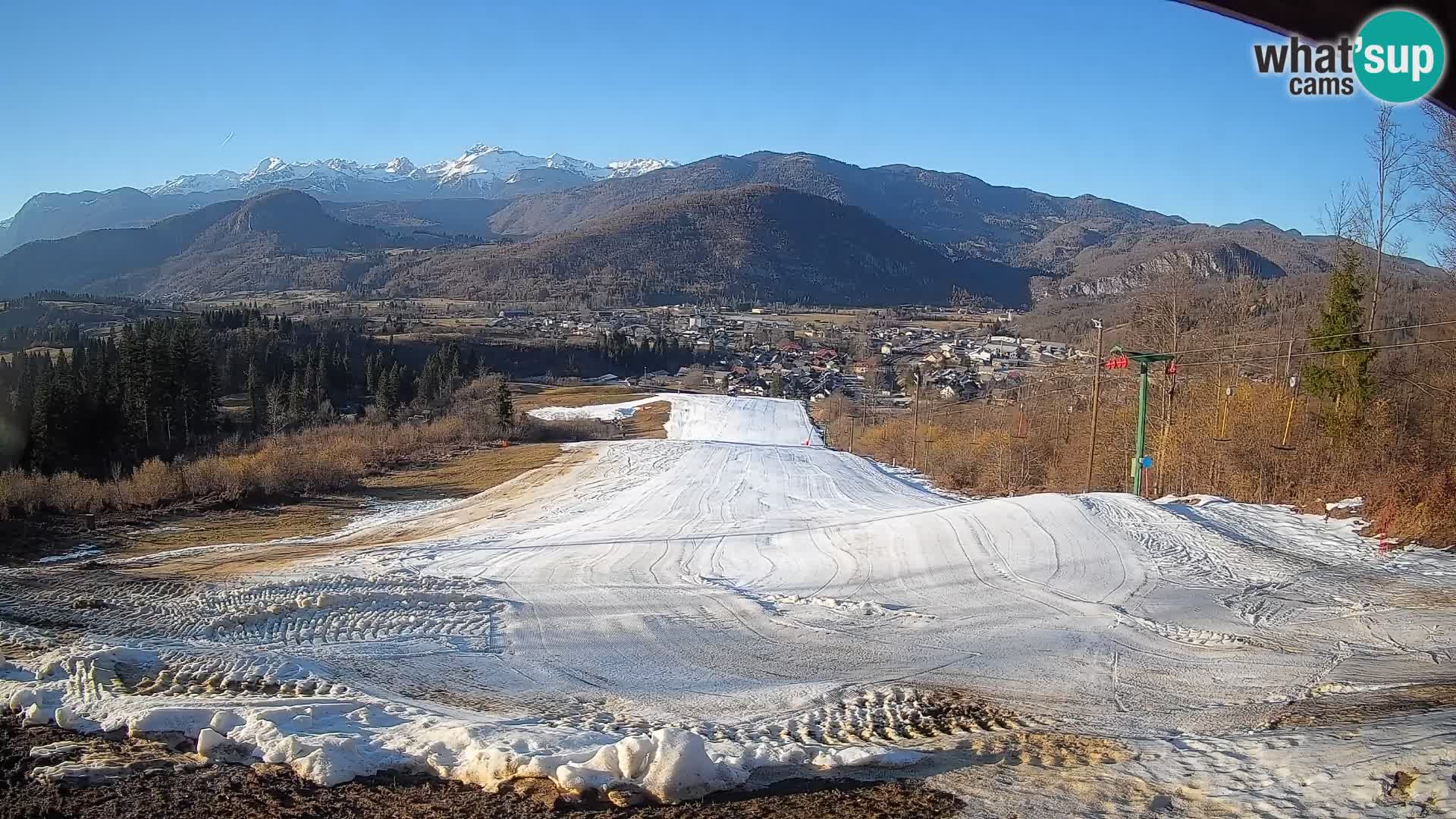 Webcam Bohinjska Bistrica – Live View from Kozji Hrbet Ski Station
