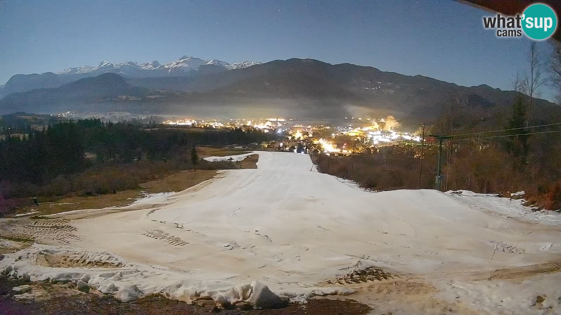 Webcam Bohinjska Bistrica – Vista live dalla stazione sciistica Kozji Hrbet