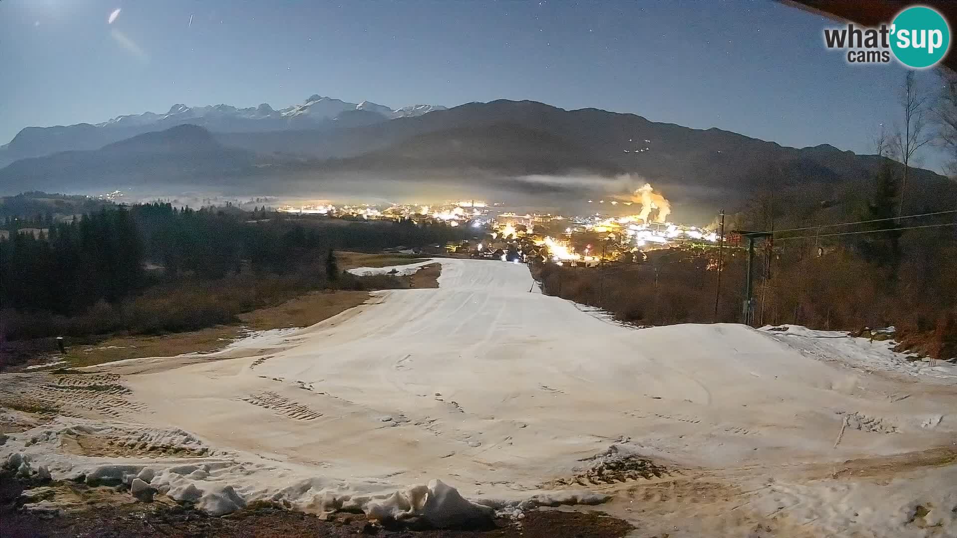 Webcam Bohinjska Bistrica – Live View from Kozji Hrbet Ski Station