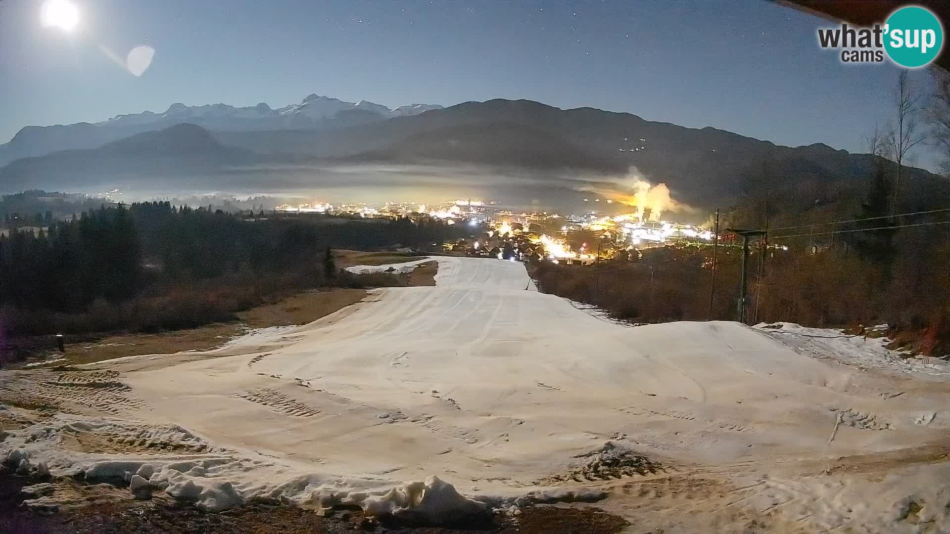 Webcam Bohinjska Bistrica – Live View from Kozji Hrbet Ski Station