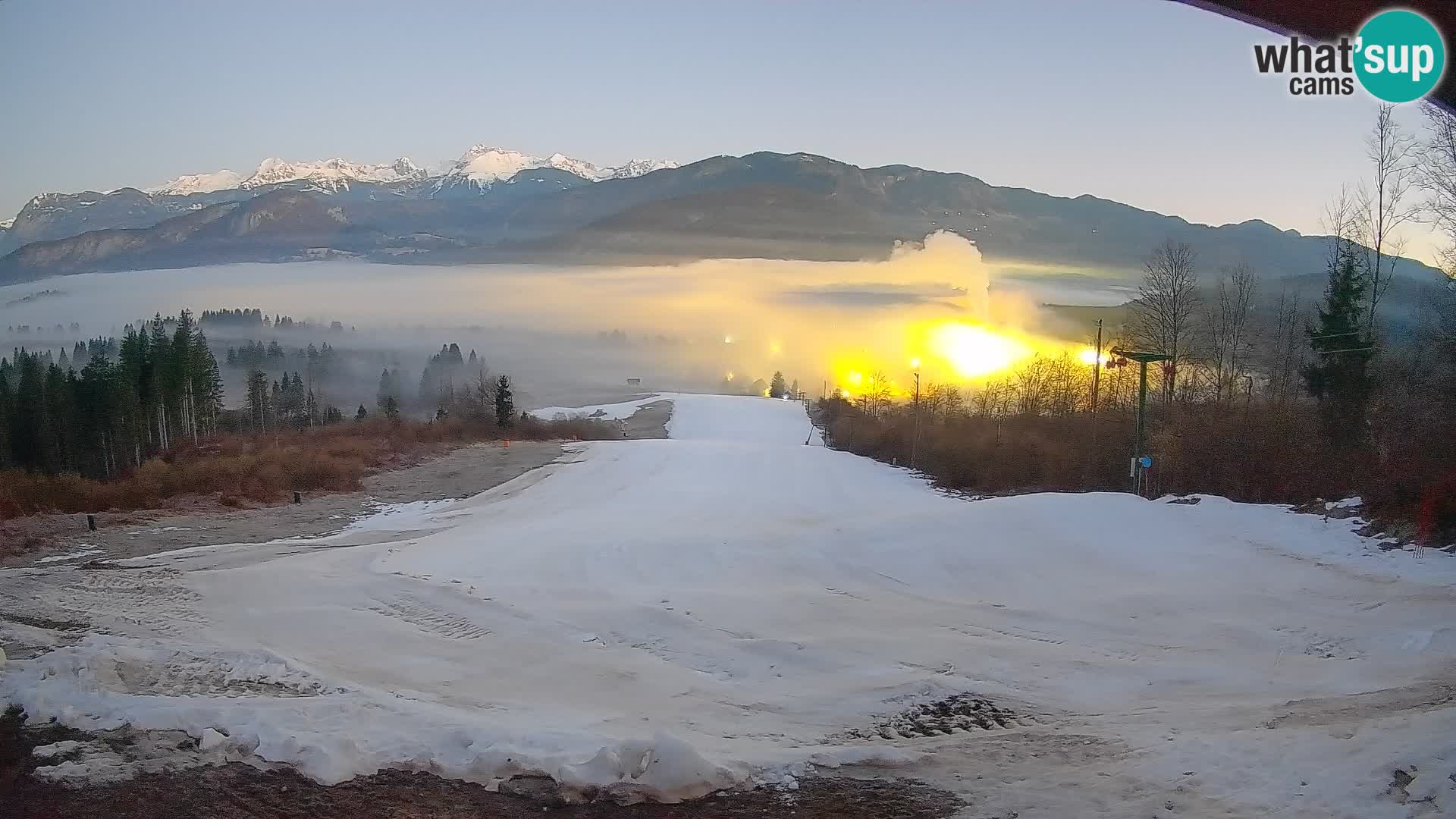Webcam Bohinjska Bistrica – Vista live dalla stazione sciistica Kozji Hrbet