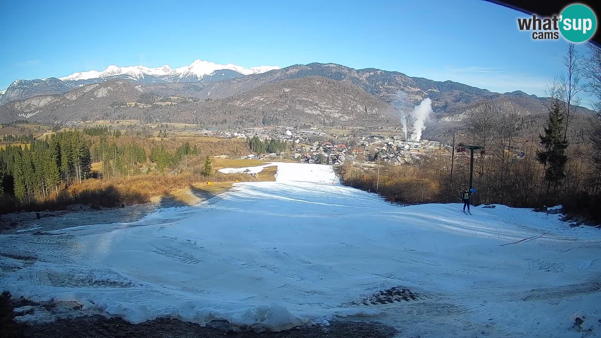 Webcam Bohinjska Bistrica – Live View from Kozji Hrbet Ski Station