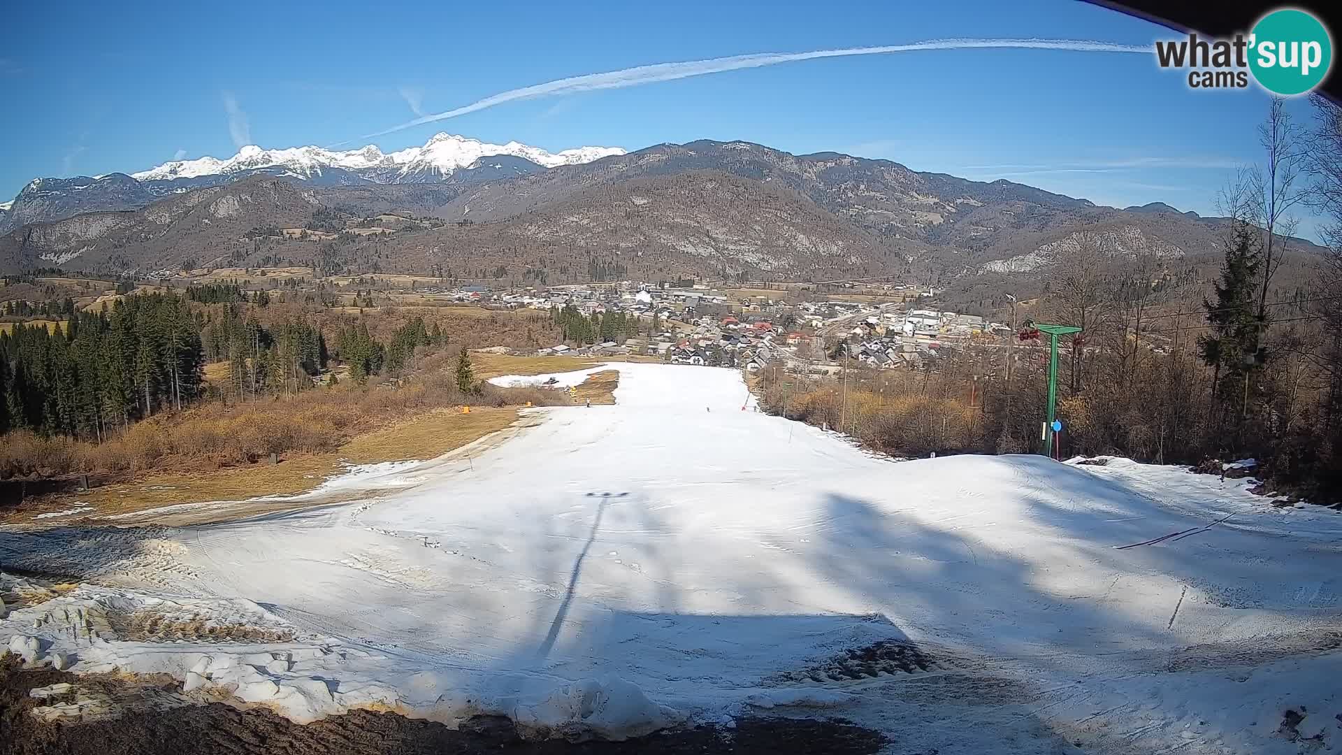 Webcam Bohinjska Bistrica – Live View from Kozji Hrbet Ski Station
