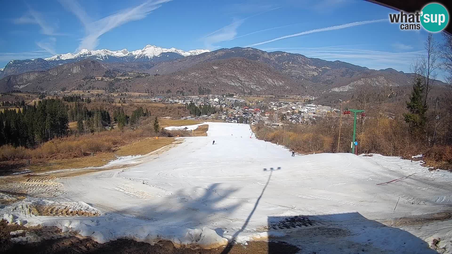 Spletna kamera Bohinjska Bistrica – Pogled v živo s smučišča Kozji Hrbet