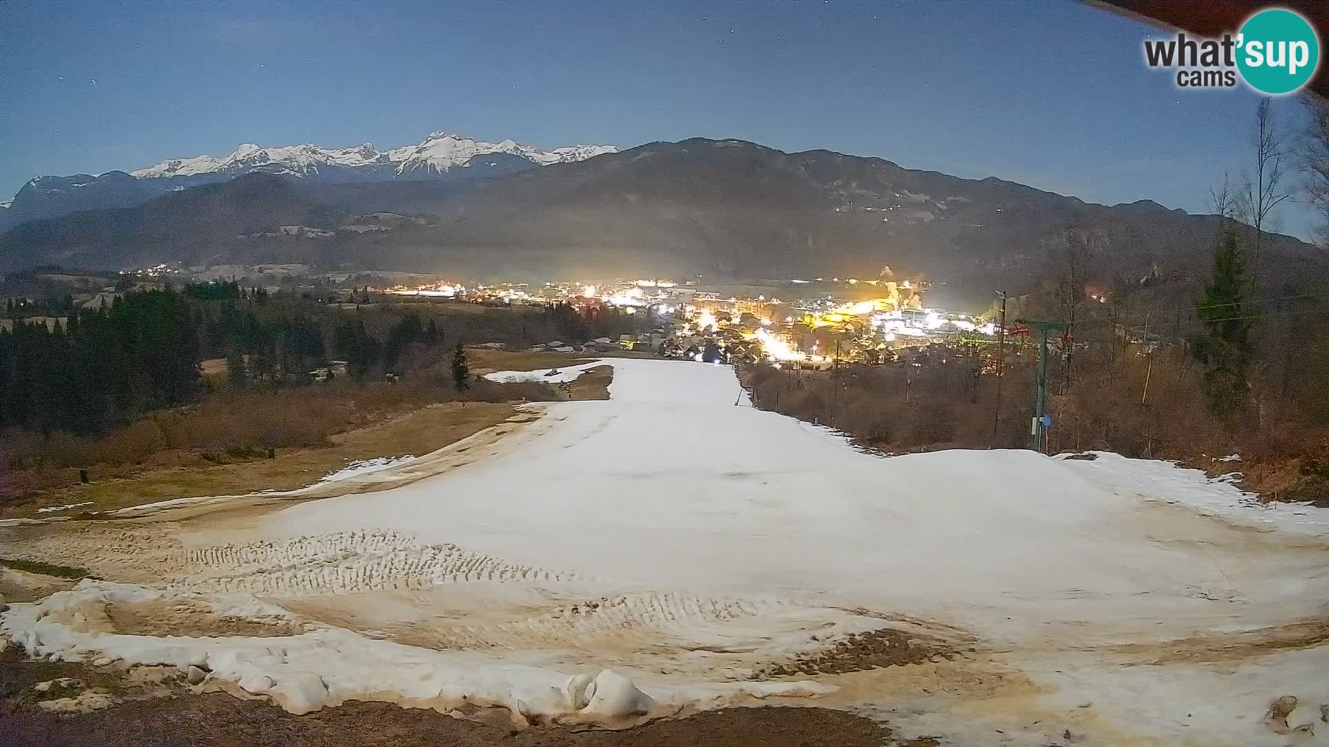 Webcam Bohinjska Bistrica – Vue en direct depuis la station de ski Kozji Hrbet