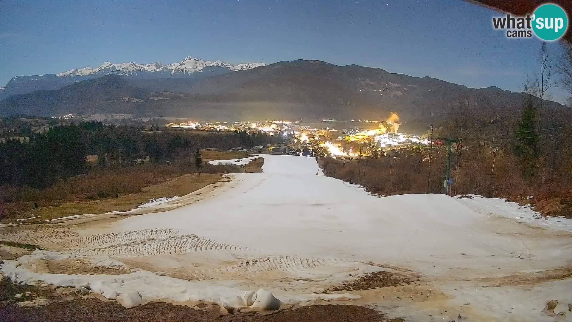 Webcam Bohinjska Bistrica – Vista live dalla stazione sciistica Kozji Hrbet