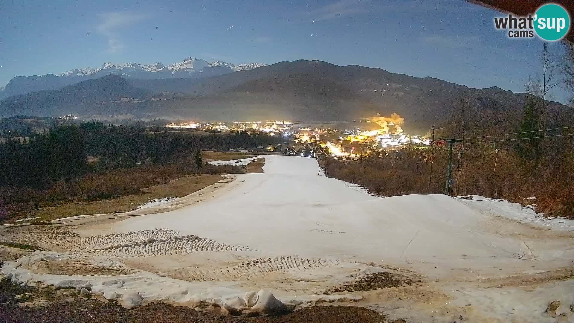 Webcam Bohinjska Bistrica – Vista live dalla stazione sciistica Kozji Hrbet