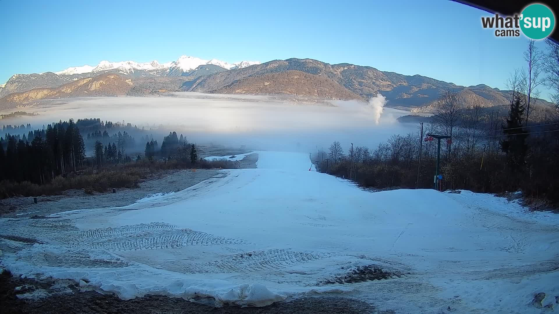 Cámara en vivo Bohinjska Bistrica – Vista en directo desde la estación de esquí Kozji Hrbet