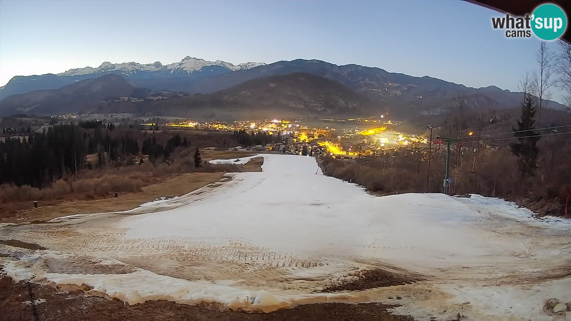 Webcam Bohinjska Bistrica – Vue en direct depuis la station de ski Kozji Hrbet