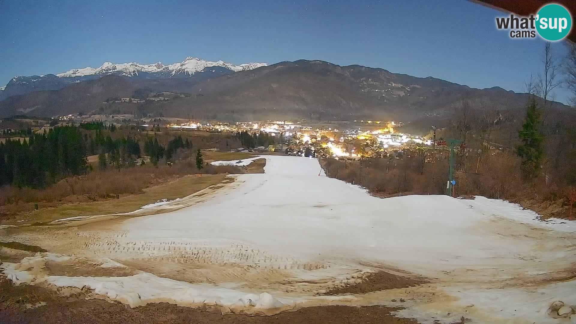 Webcam Bohinjska Bistrica – Vista live dalla stazione sciistica Kozji Hrbet