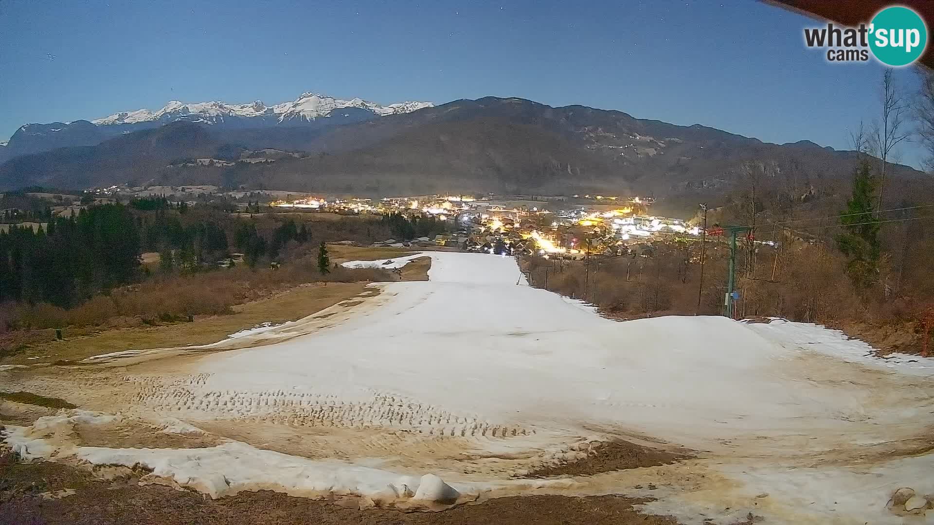Webcam Bohinjska Bistrica – Live View from Kozji Hrbet Ski Station