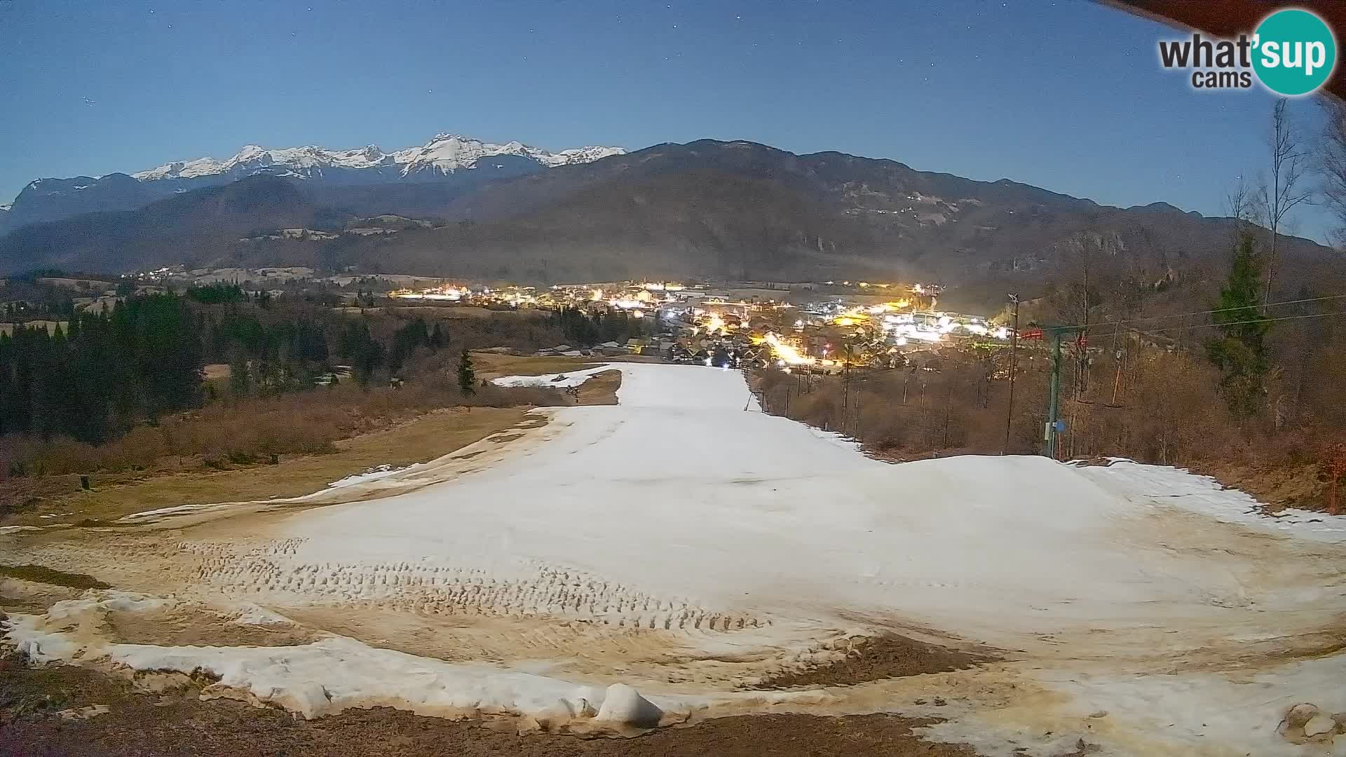 Webcam Bohinjska Bistrica – Vue en direct depuis la station de ski Kozji Hrbet