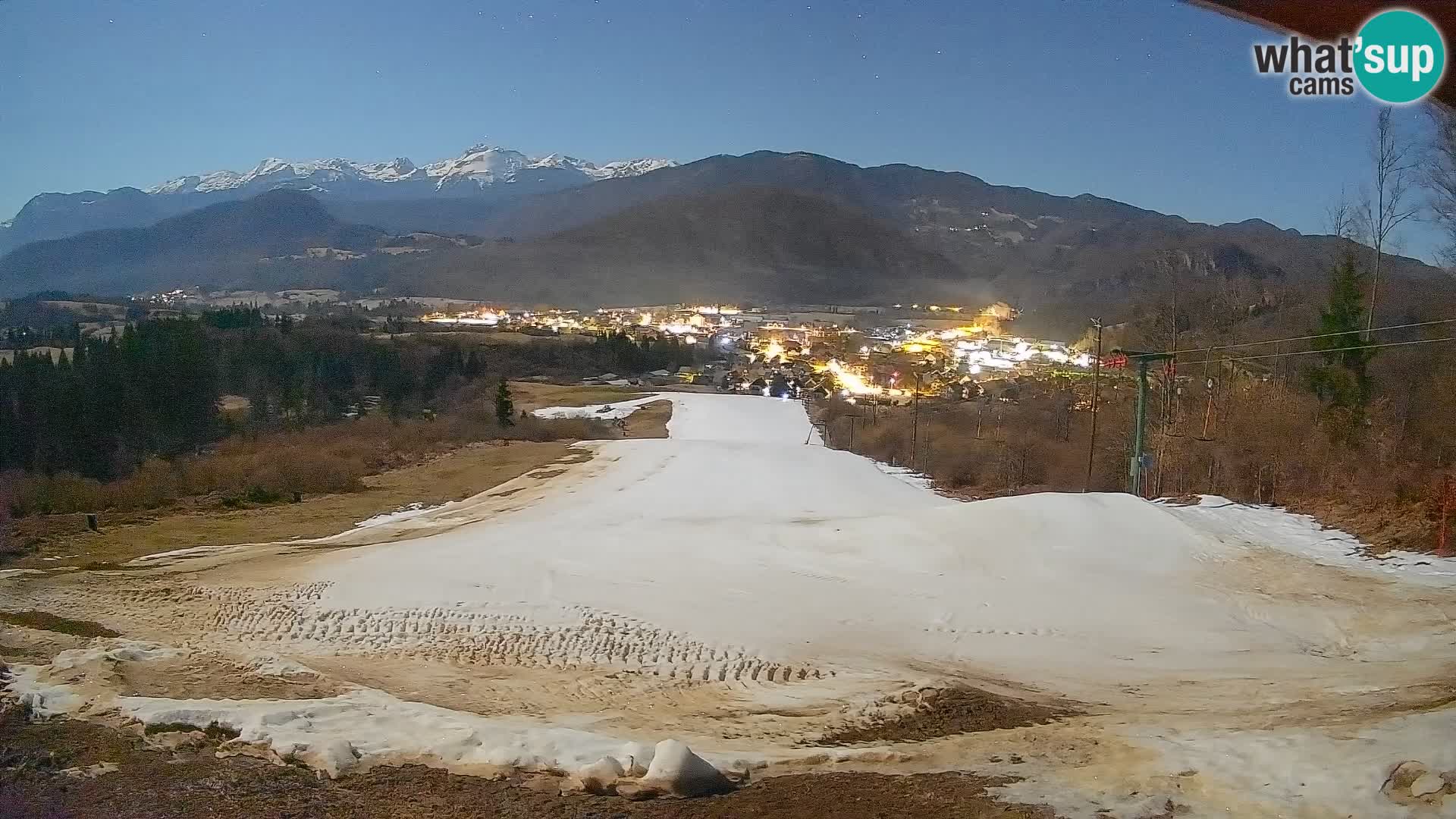 Cámara en vivo Bohinjska Bistrica – Vista en directo desde la estación de esquí Kozji Hrbet