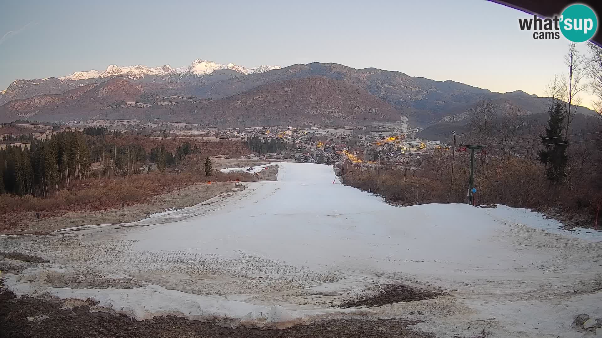 Cámara en vivo Bohinjska Bistrica – Vista en directo desde la estación de esquí Kozji Hrbet