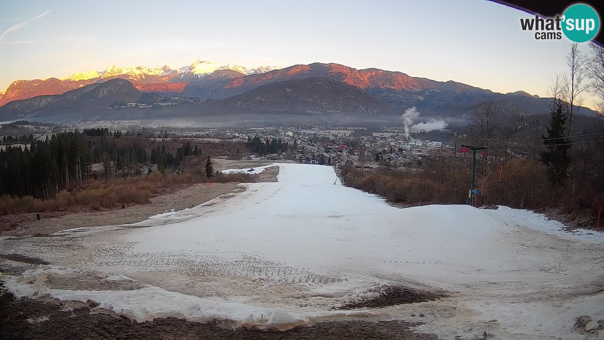 Livekamera Bohinjska Bistrica – Liveblick von der Skistation Kozji Hrbet
