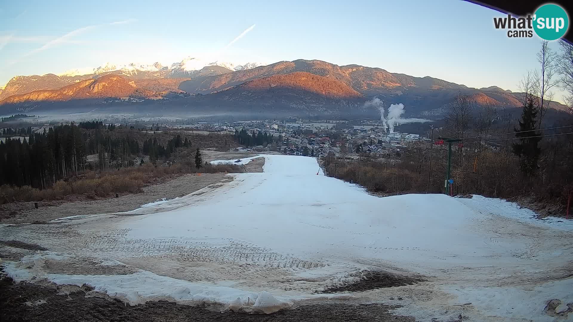 Webcam Bohinjska Bistrica – Vista live dalla stazione sciistica Kozji Hrbet