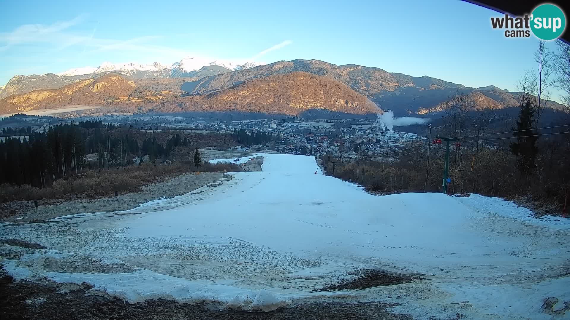 Webcam Bohinjska Bistrica – Live View from Kozji Hrbet Ski Station