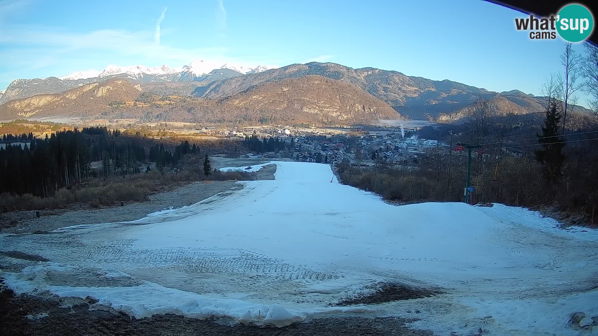 Webcam Bohinjska Bistrica – Vue en direct depuis la station de ski Kozji Hrbet