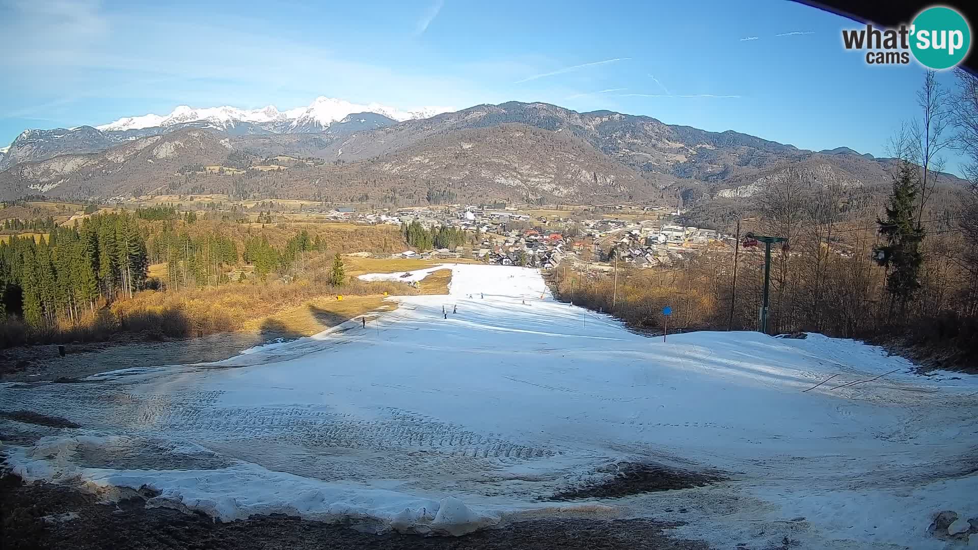 Webcam Bohinjska Bistrica – Live View from Kozji Hrbet Ski Station