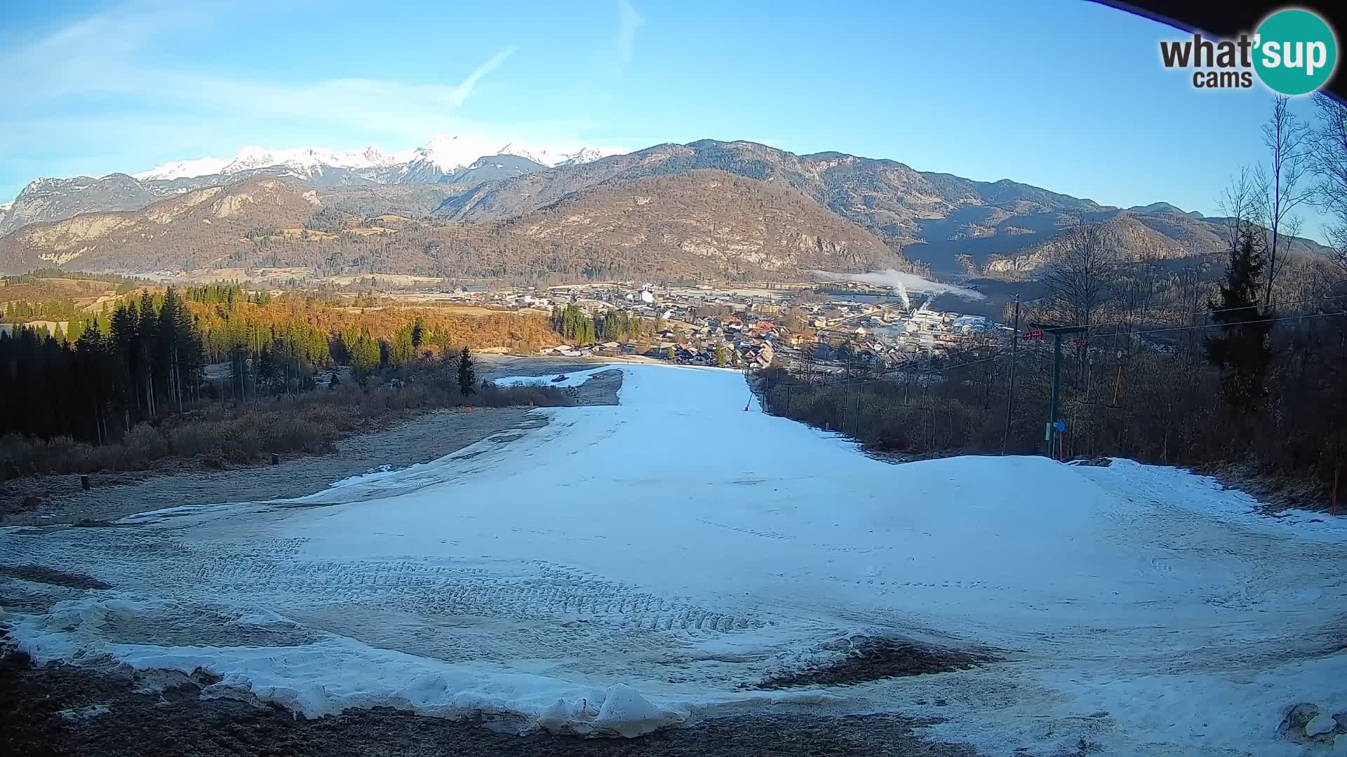 Cámara en vivo Bohinjska Bistrica – Vista en directo desde la estación de esquí Kozji Hrbet