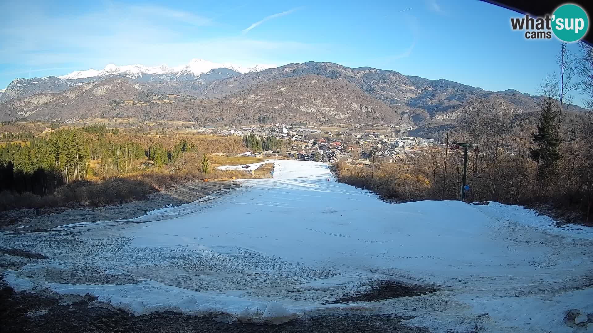 Webcam Bohinjska Bistrica – Vue en direct depuis la station de ski Kozji Hrbet
