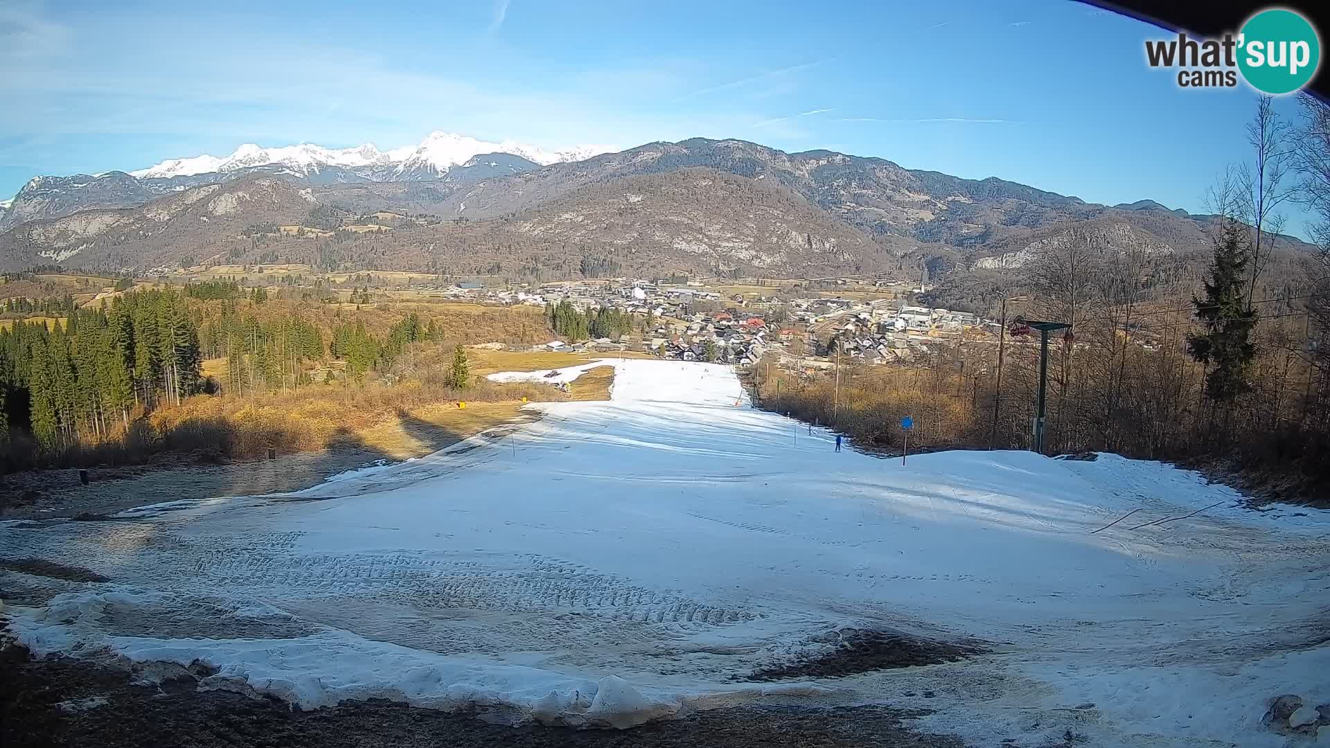 Webcam Bohinjska Bistrica – Live View from Kozji Hrbet Ski Station