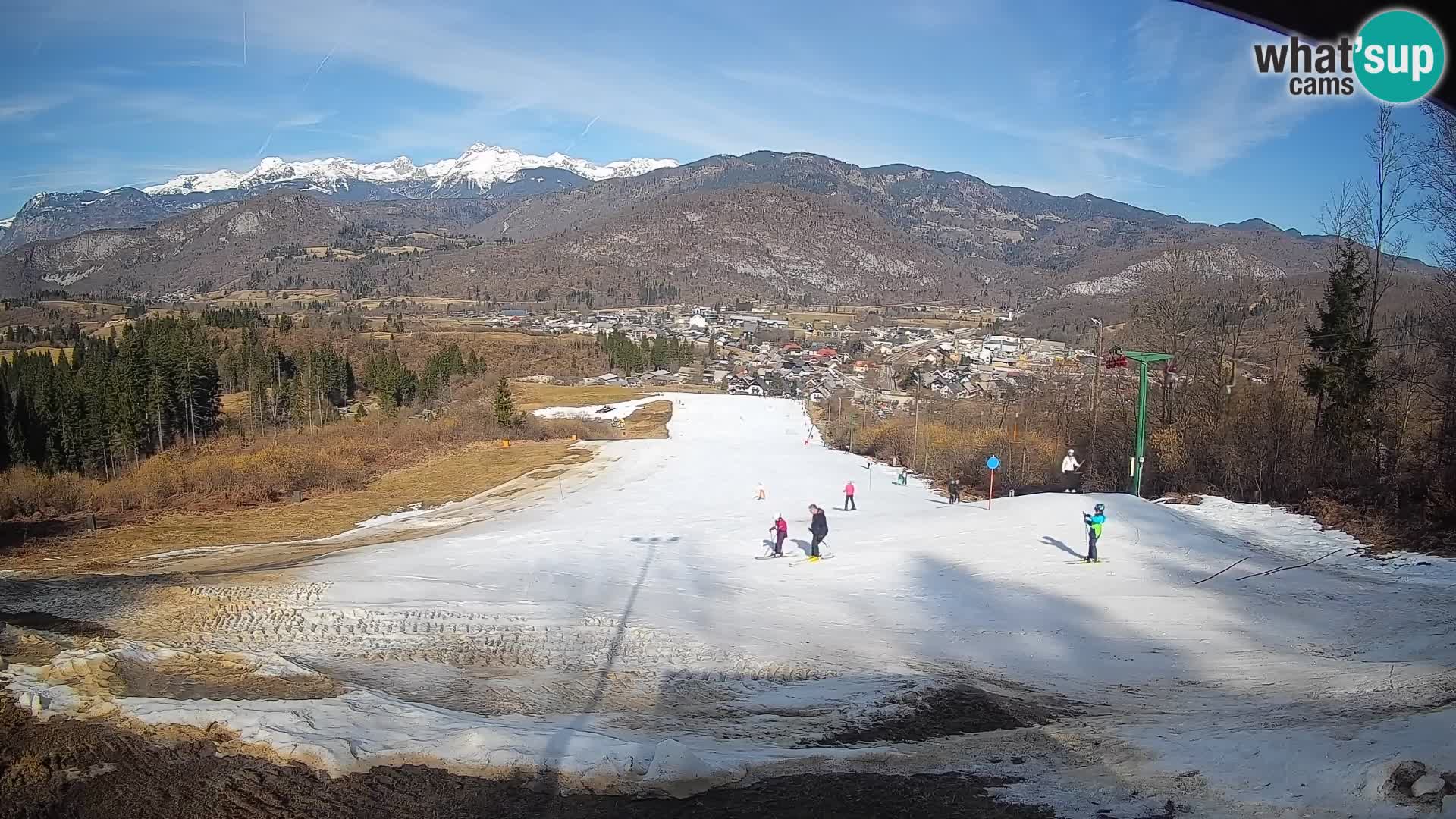 Spletna kamera Bohinjska Bistrica – Pogled v živo s smučišča Kozji Hrbet