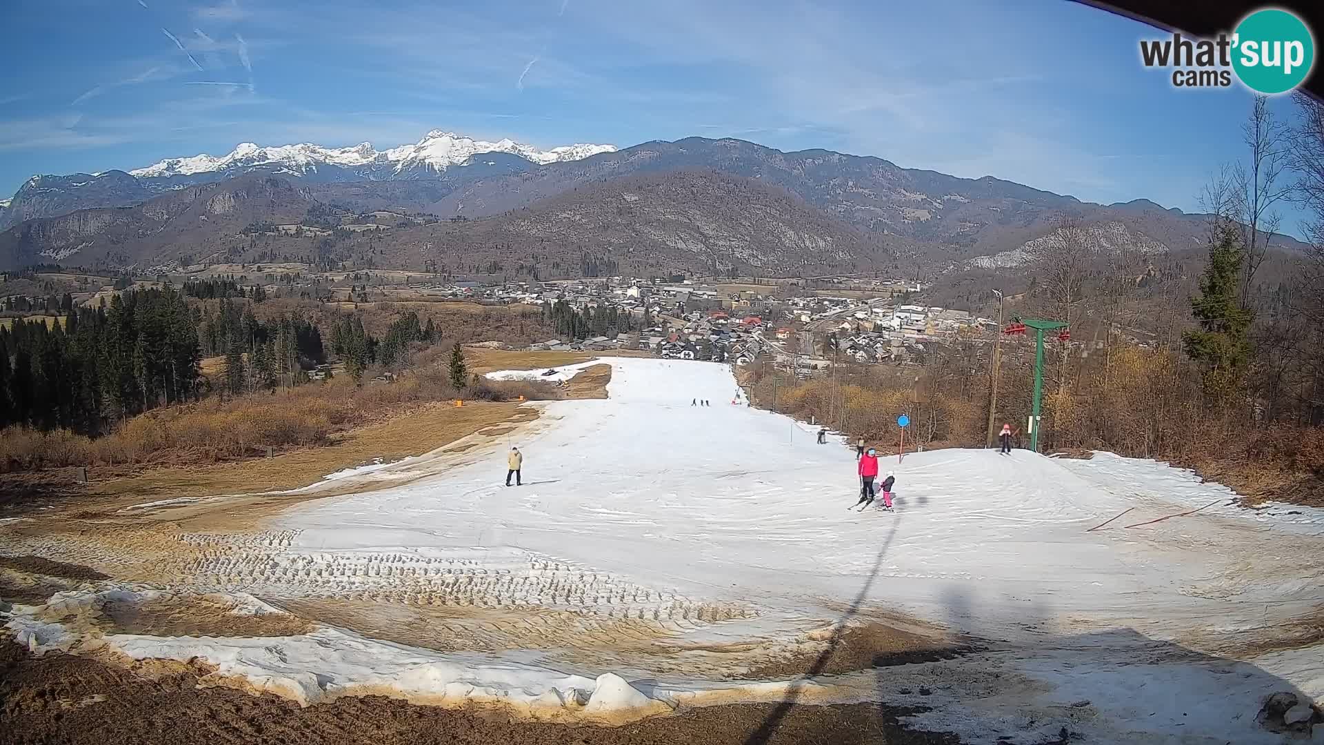 Spletna kamera Bohinjska Bistrica – Pogled v živo s smučišča Kozji Hrbet