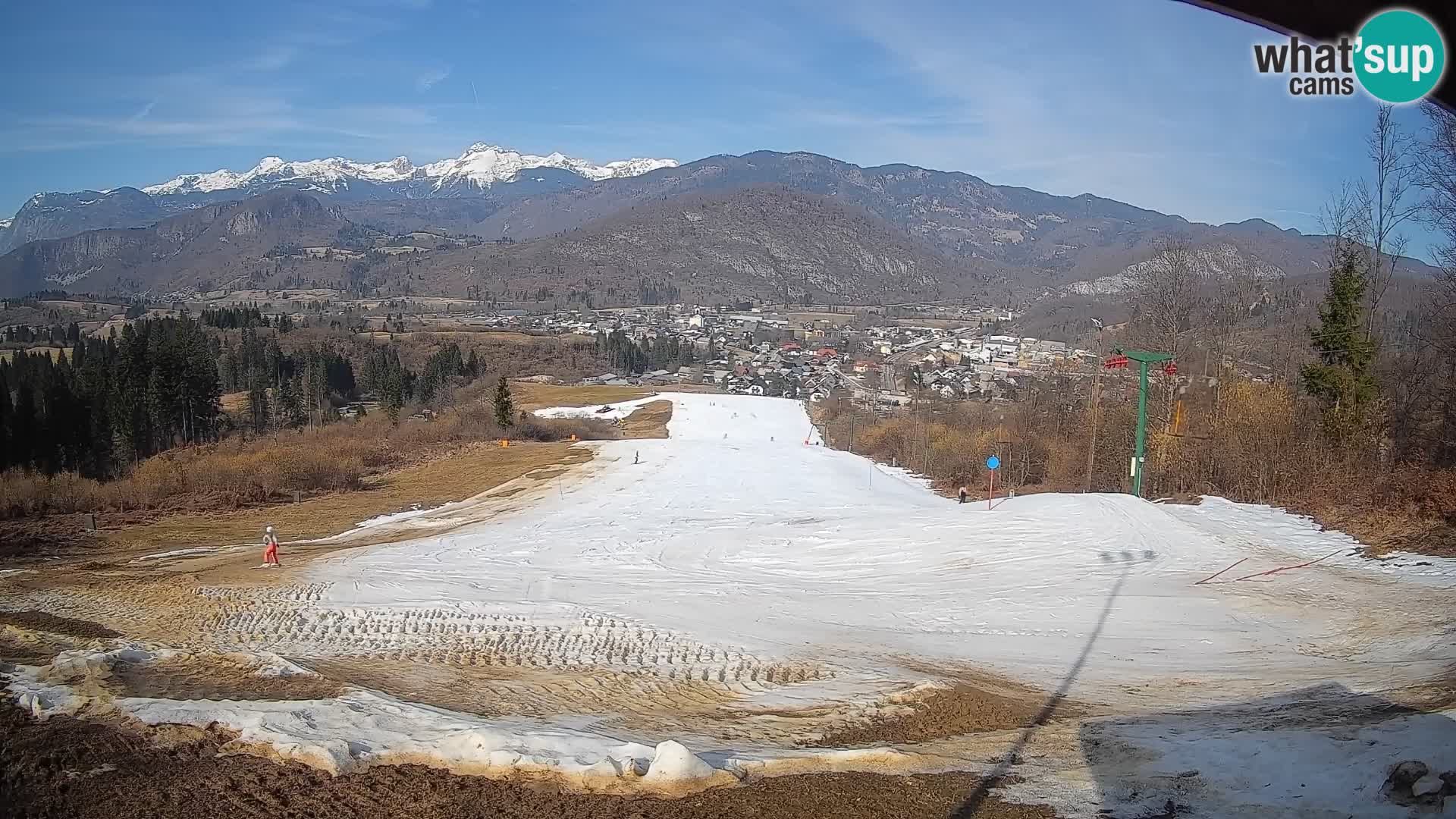 Kamera uživo Bohinjska Bistrica – Pogled u stvarnom vremenu sa skijališta Kozji Hrbet