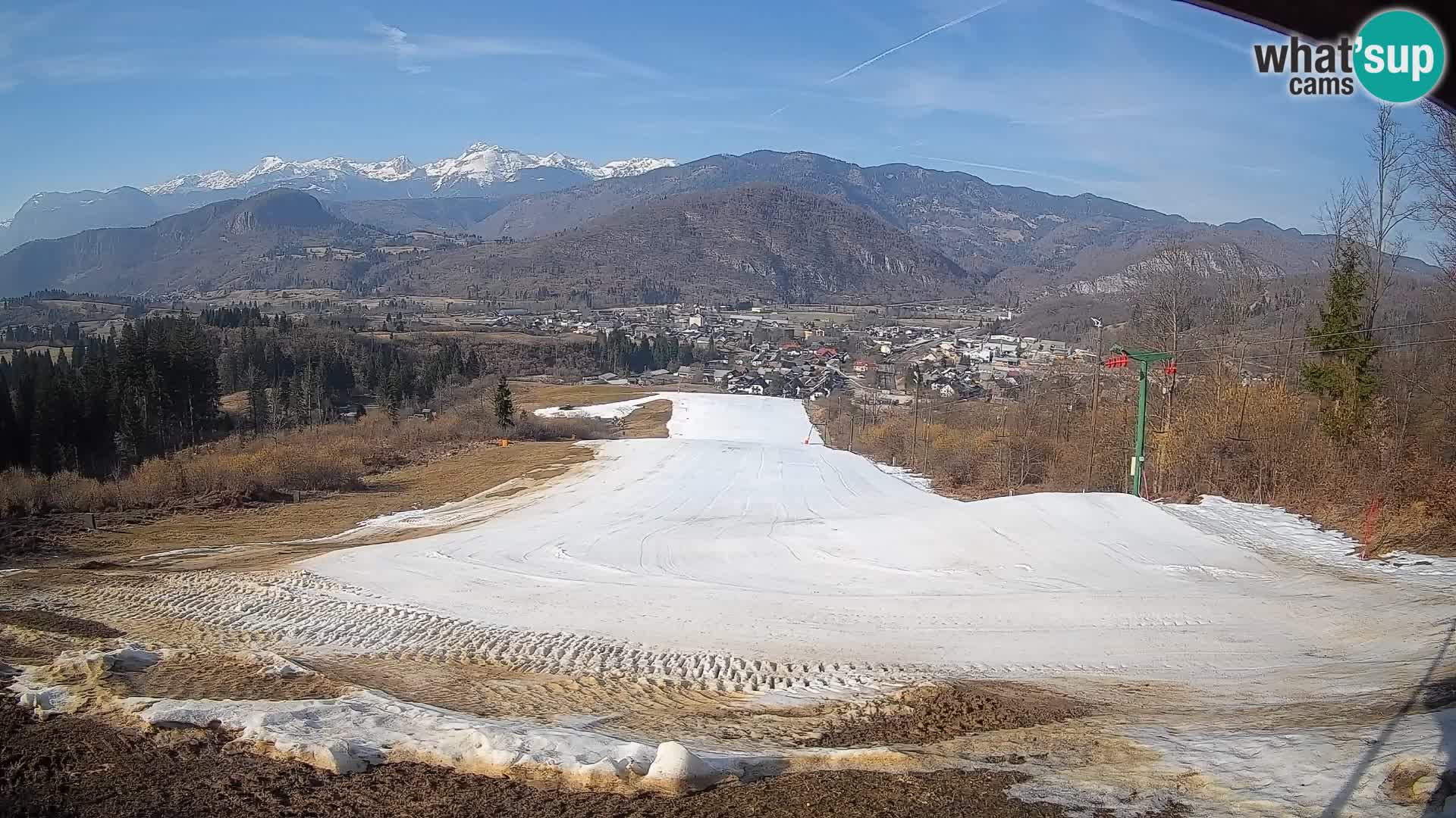 Spletna kamera Bohinjska Bistrica – Pogled v živo s smučišča Kozji Hrbet