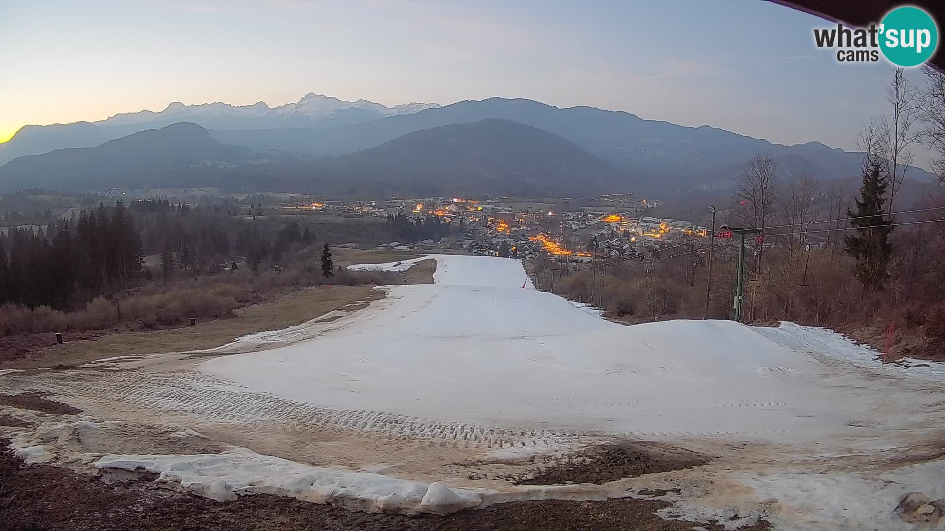 Webcam Bohinjska Bistrica – Live View from Kozji Hrbet Ski Station