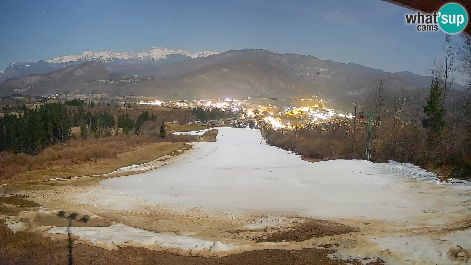 Webcam Bohinjska Bistrica – Vue en direct depuis la station de ski Kozji Hrbet