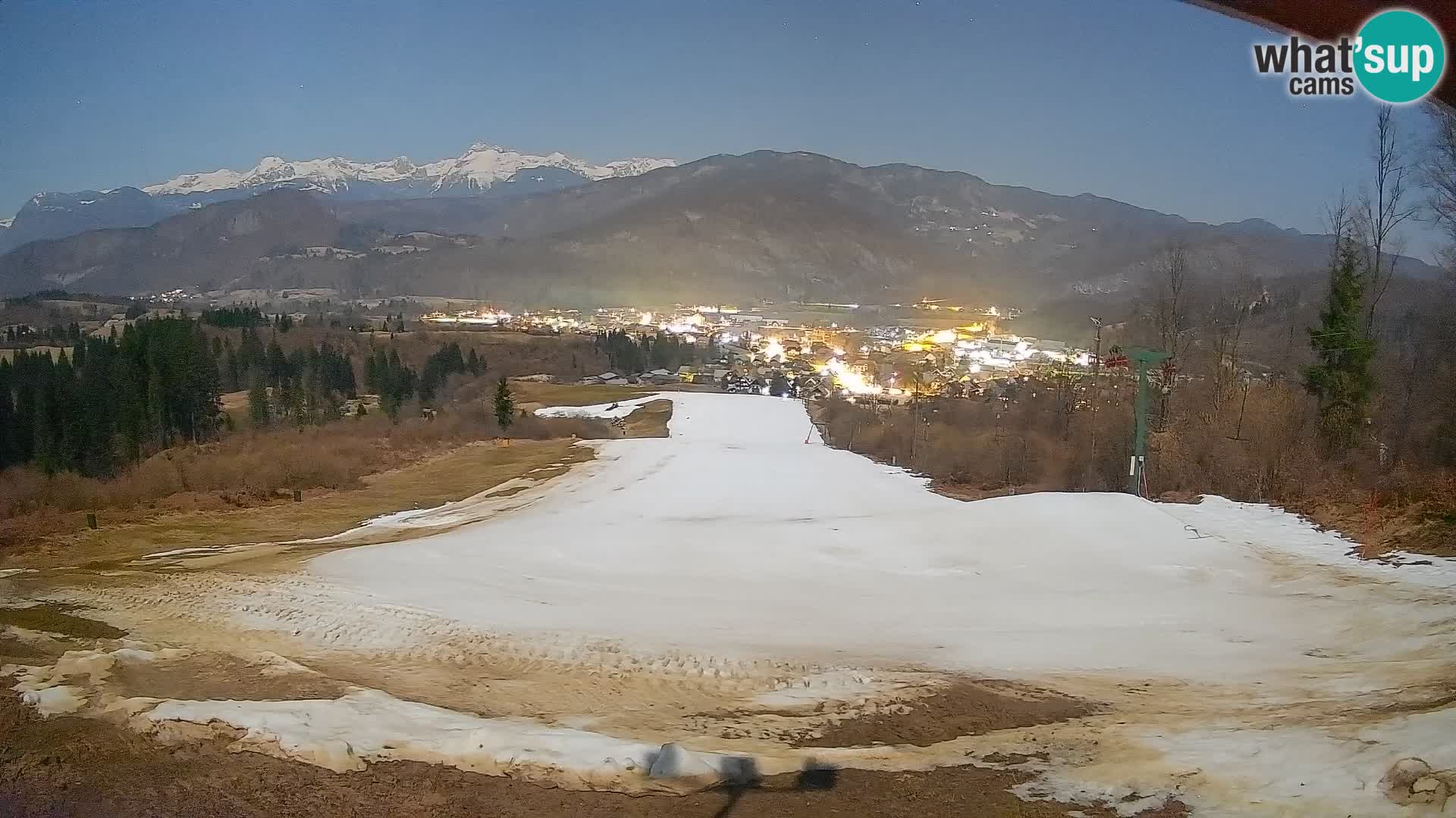 Webcam Bohinjska Bistrica – Vista live dalla stazione sciistica Kozji Hrbet